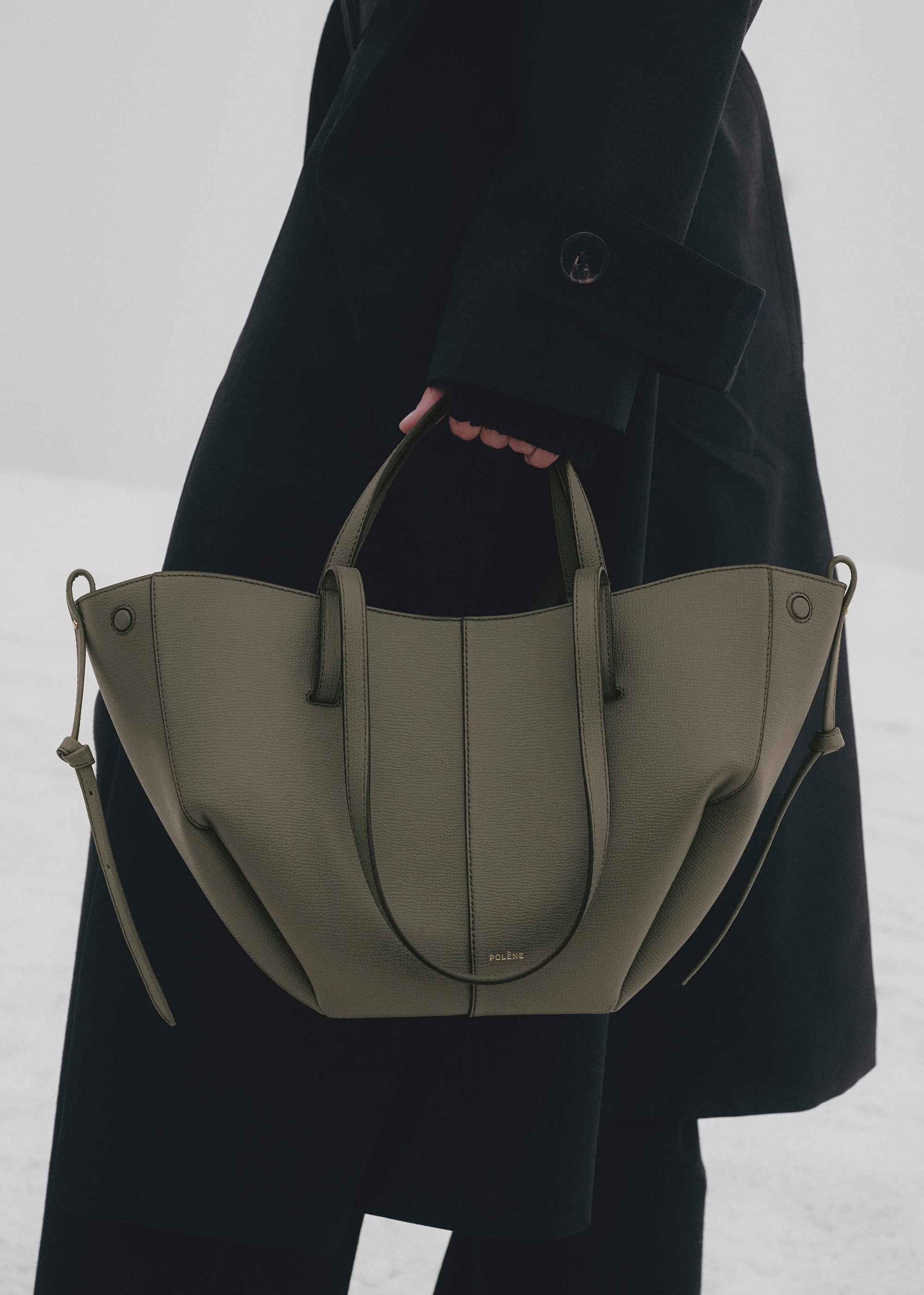Cyme Mini - Rauchgrün Genarbtes Leder - Image 3