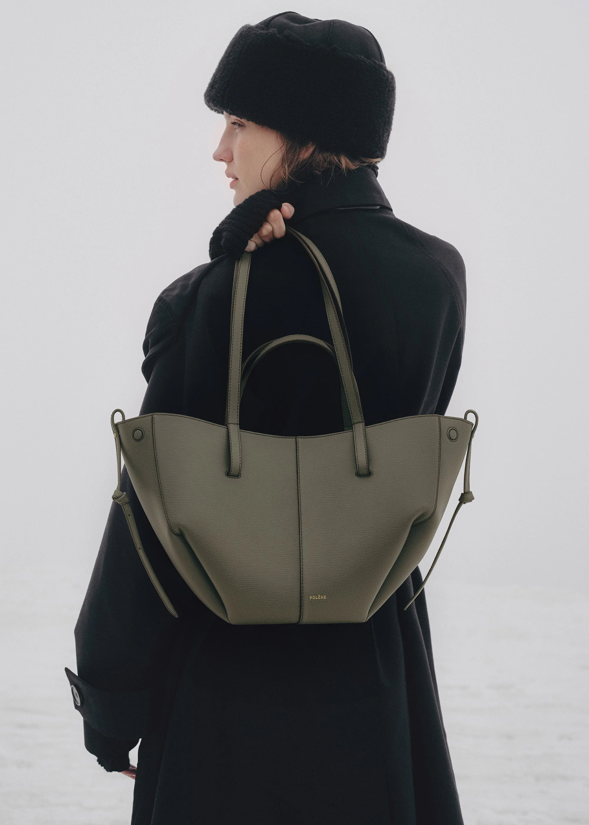 Cyme Mini - Rauchgrün Genarbtes Leder - Image 4