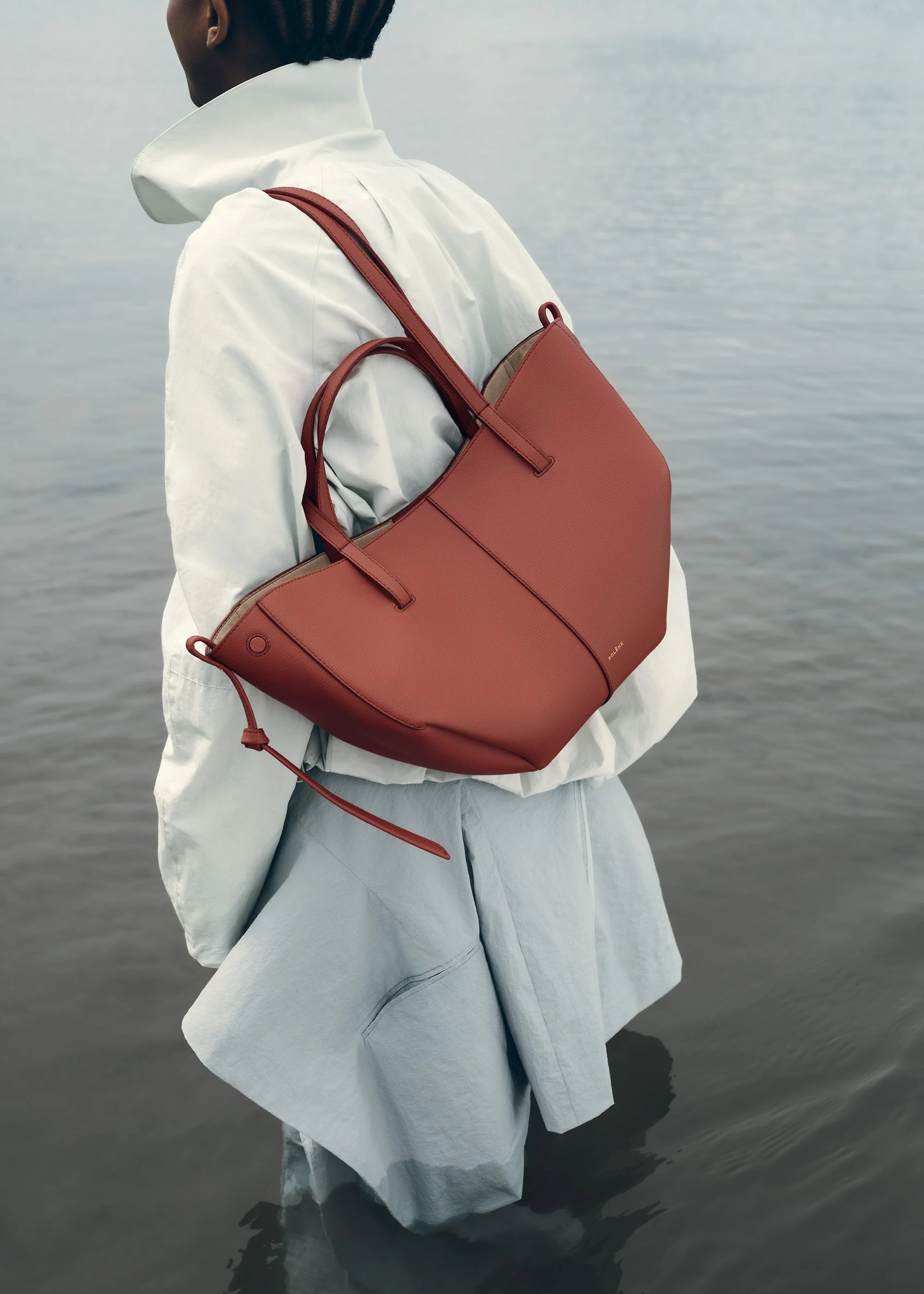 Cyme Mini - Terracotta Genarbtes Leder - Image 3