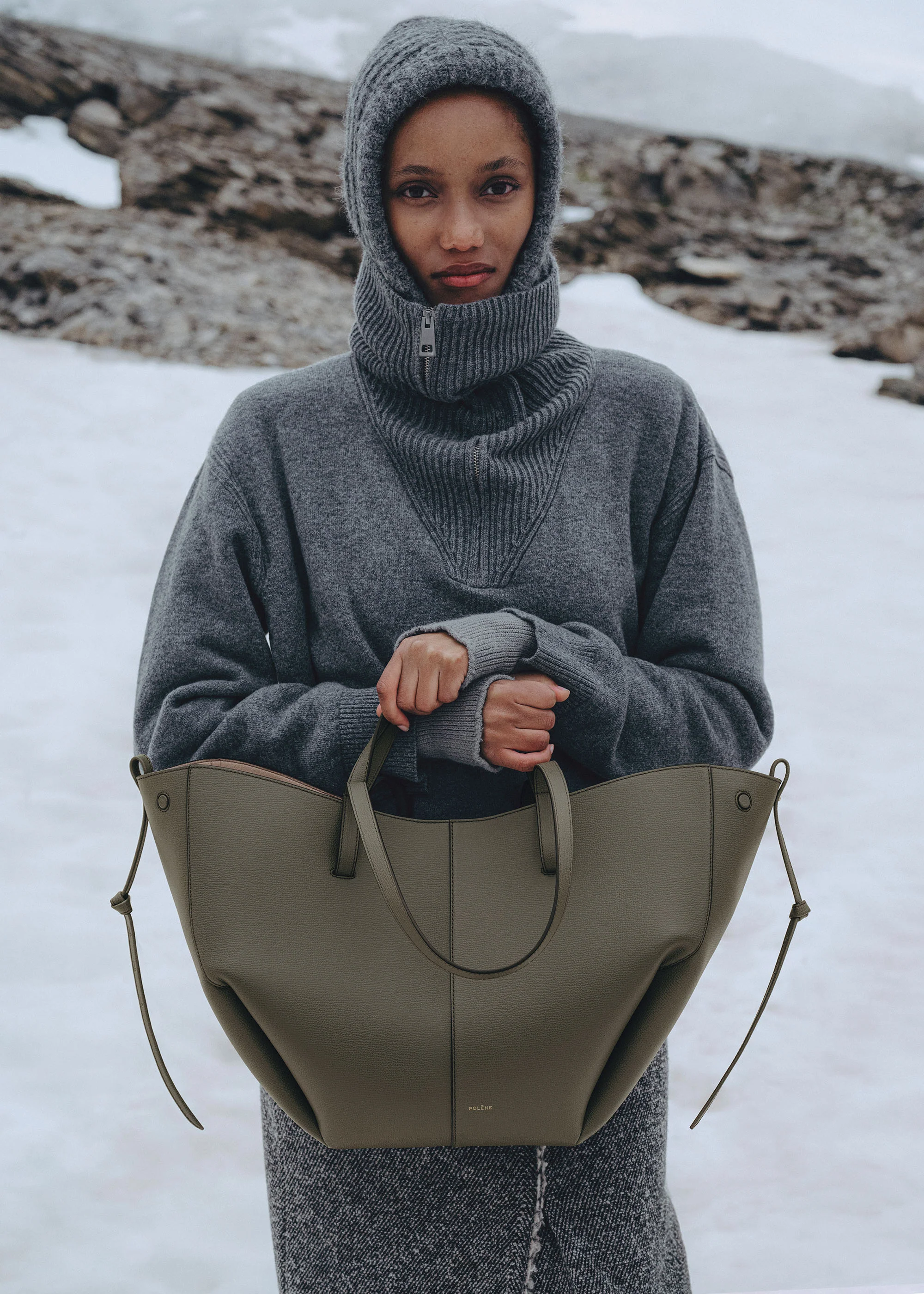 Cyme - Rauchgrün Genarbtes Leder - Image 3