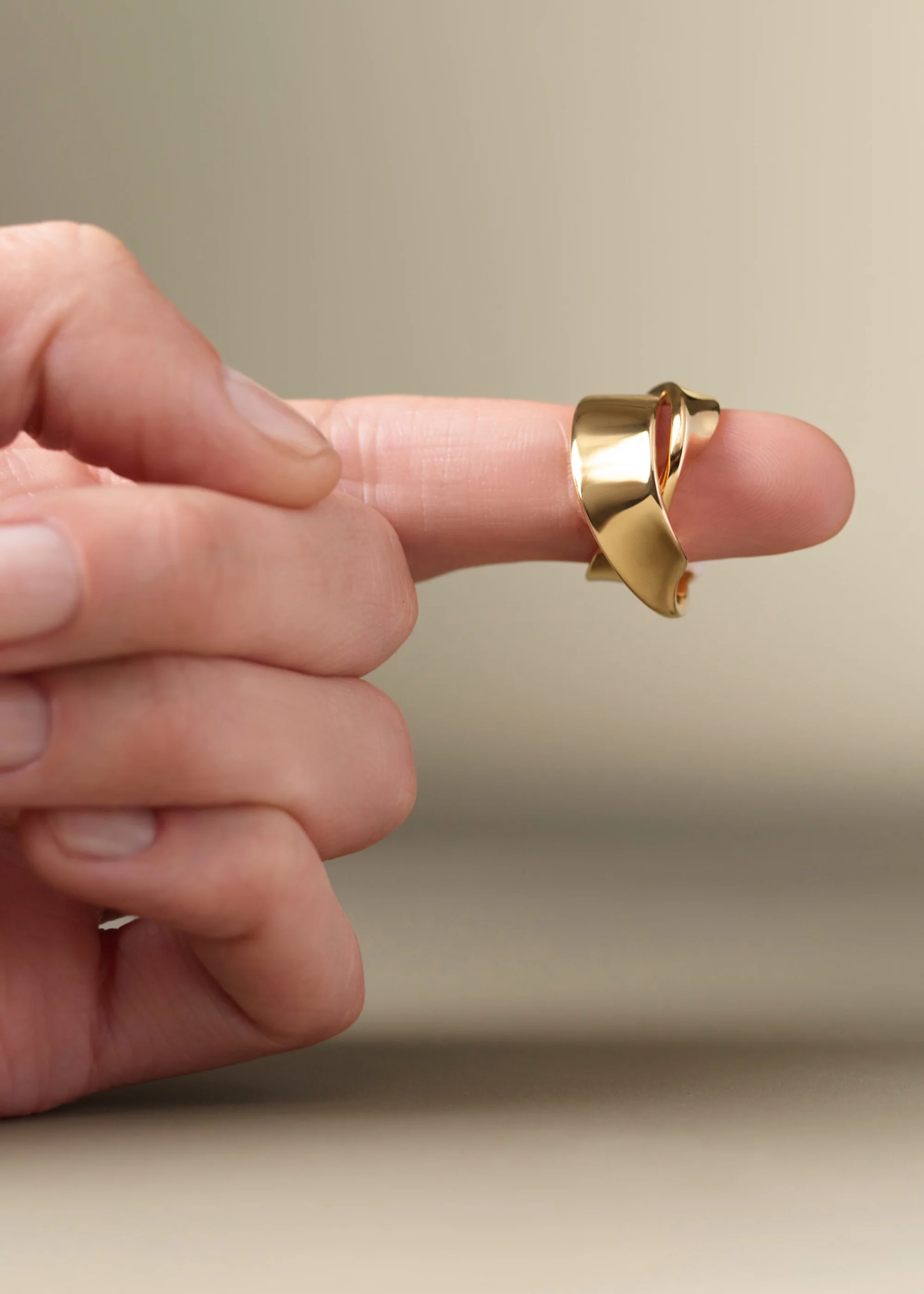 Spiralen Ring Éole - Goldedition 24 Karat vergoldet - Image 3