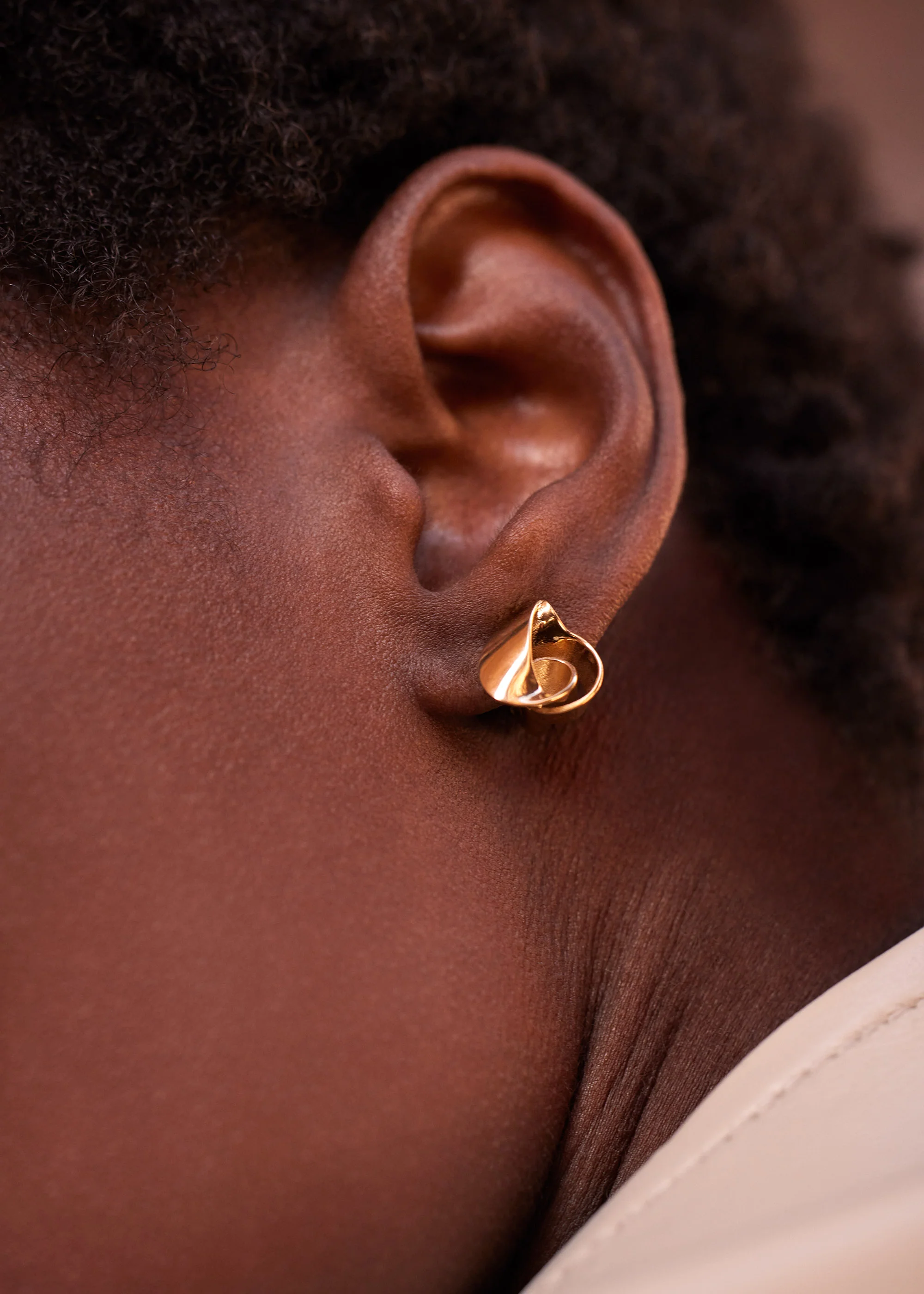 Ohrstecker Éole - Goldedition 24 Karat vergoldet - Image 3