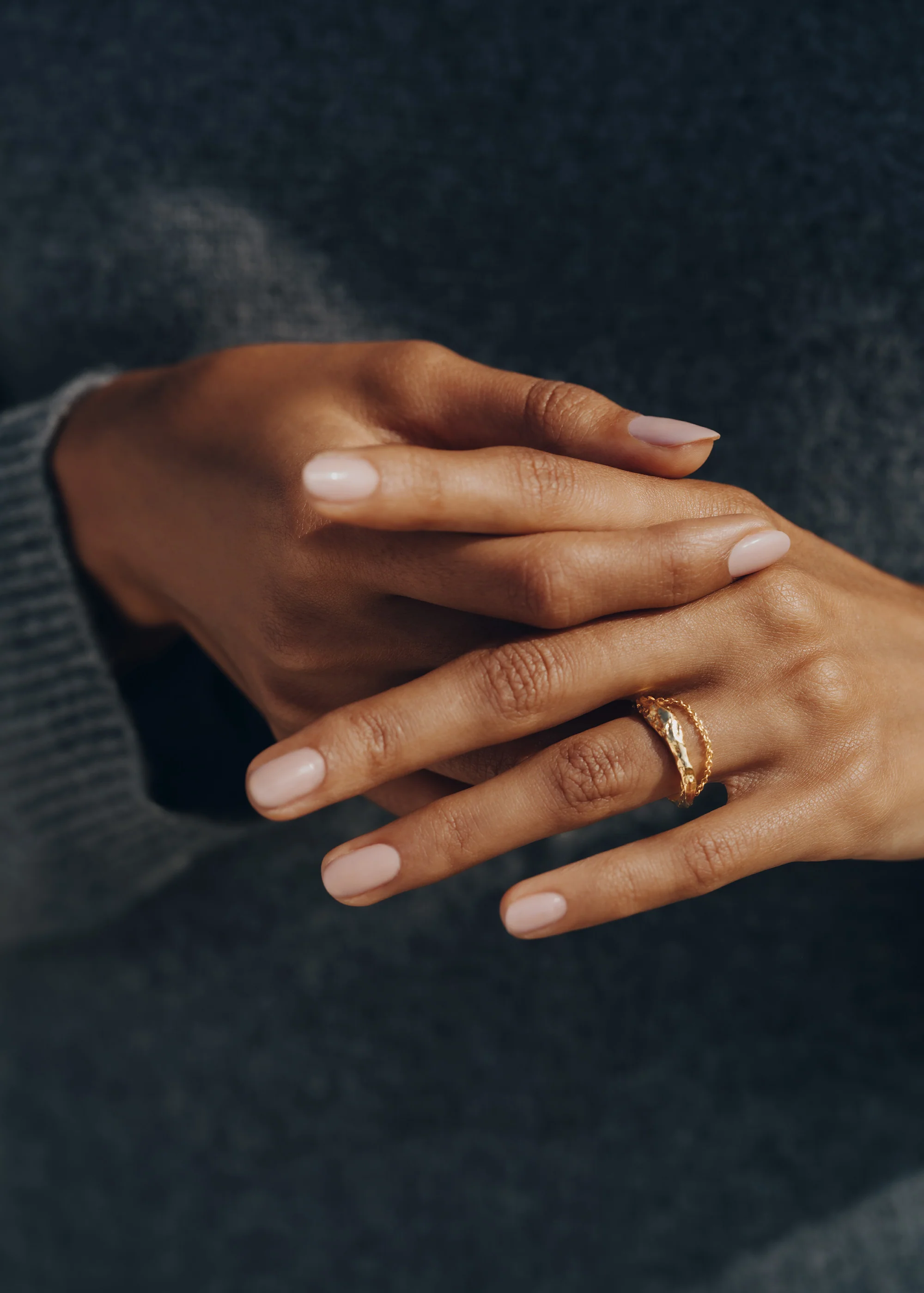 Ring mit Kette Eroz - Goldedition 24 Karat vergoldet - Image 3