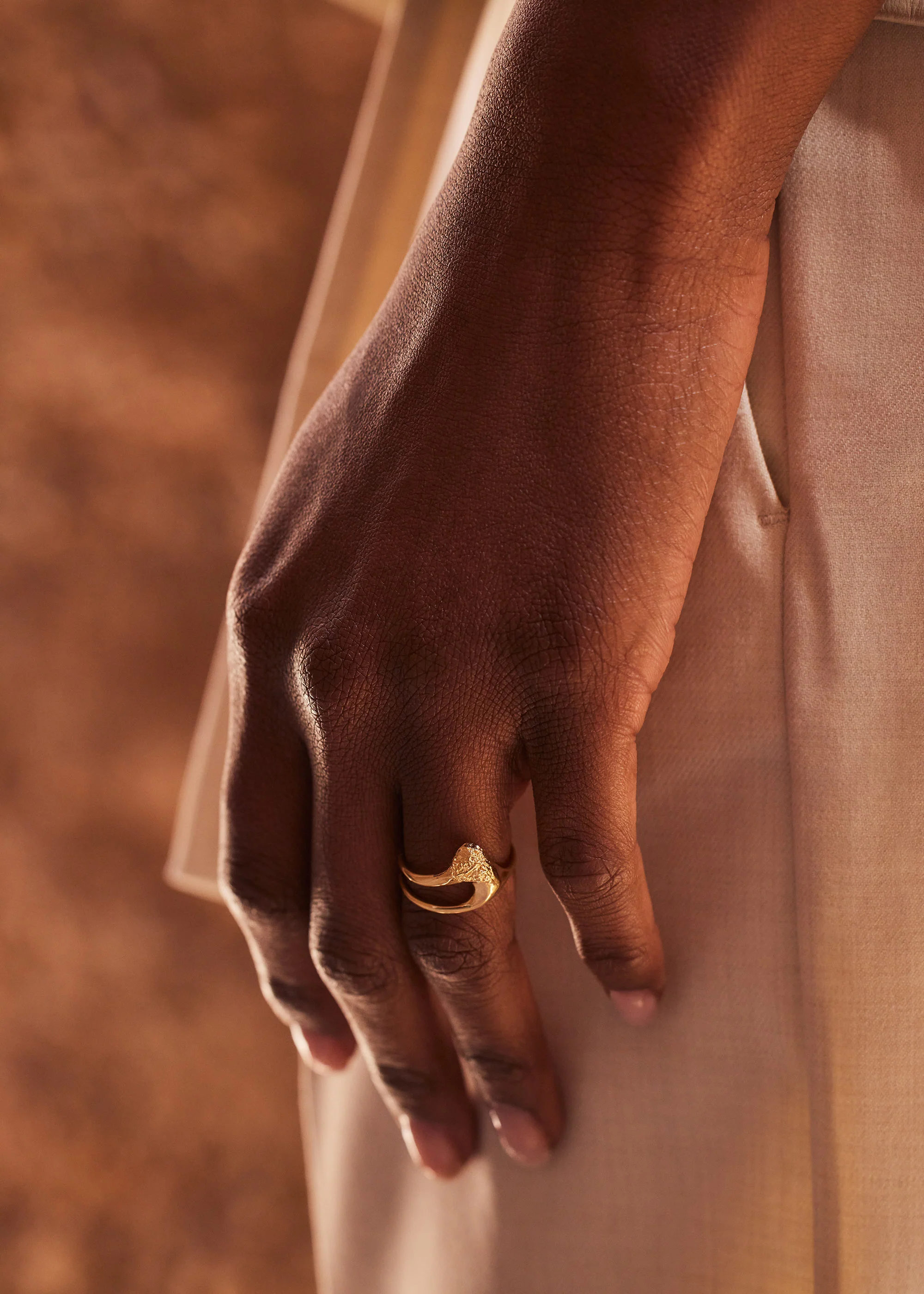 Feiner Ring Eroz - Goldedition 24 Karat vergoldet - Image 3