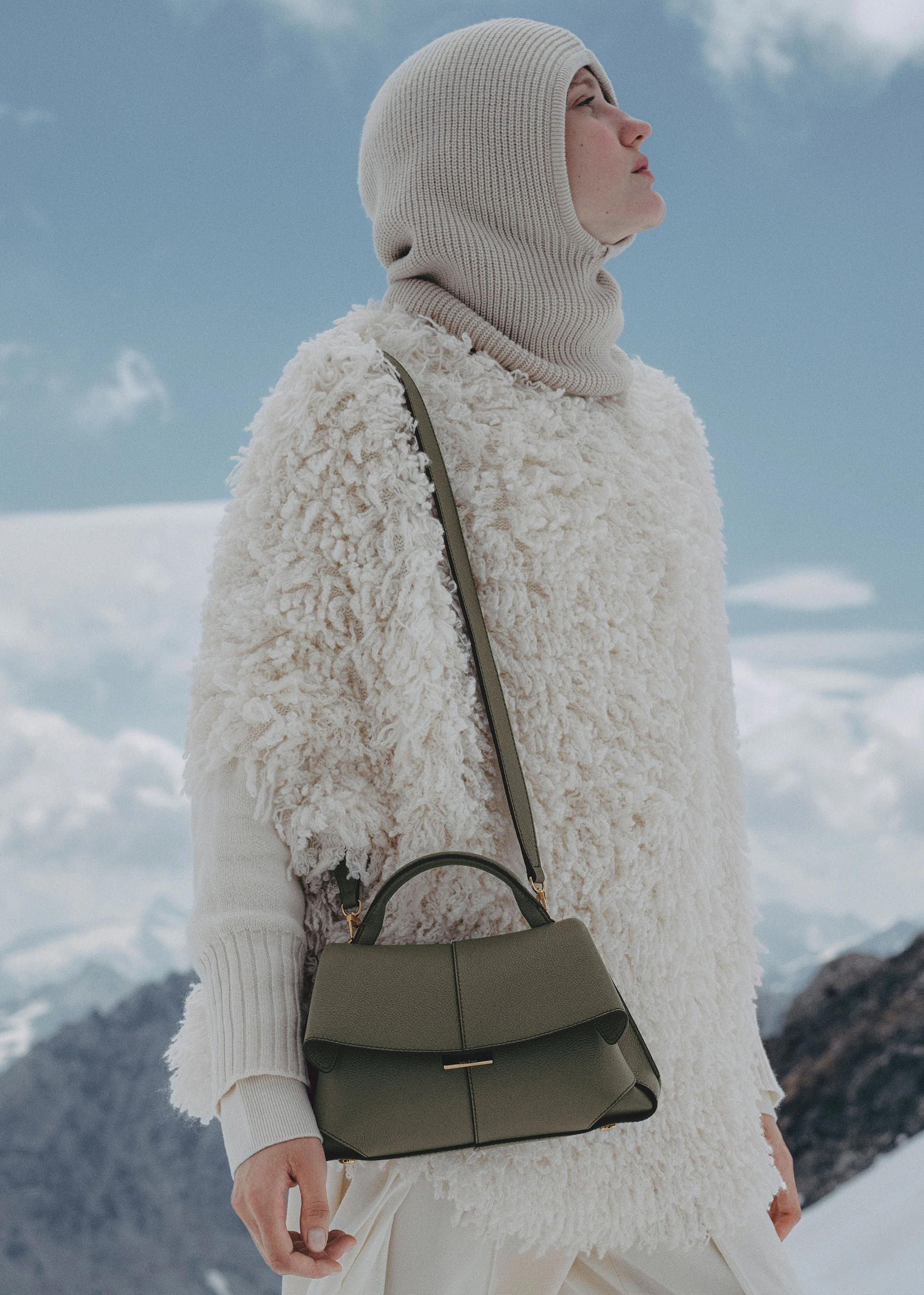 Mokki Mini - Rauchgrün Genarbtes Leder - Image 2