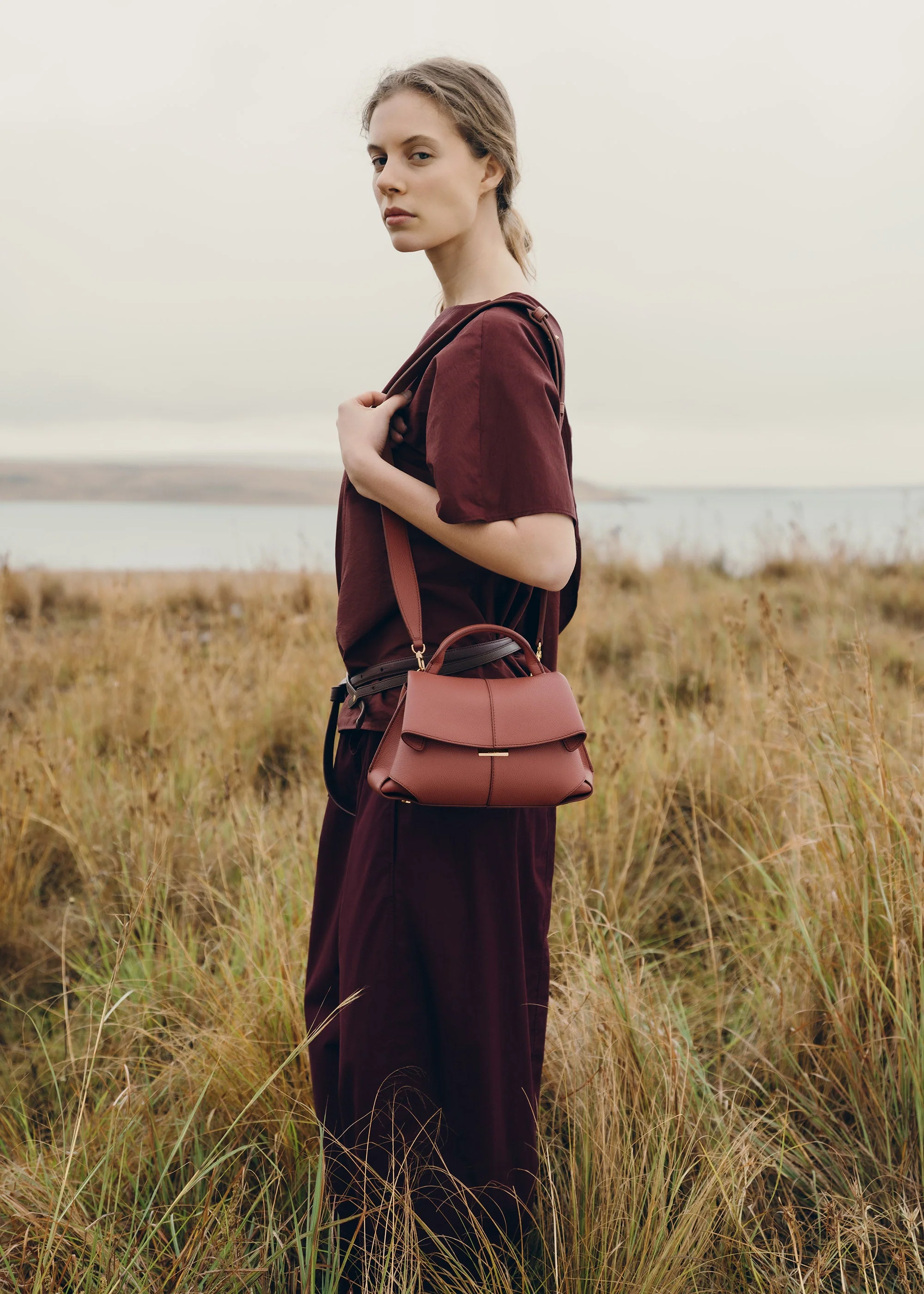 Mokki Mini - Terracotta Genarbtes Leder - Image 3