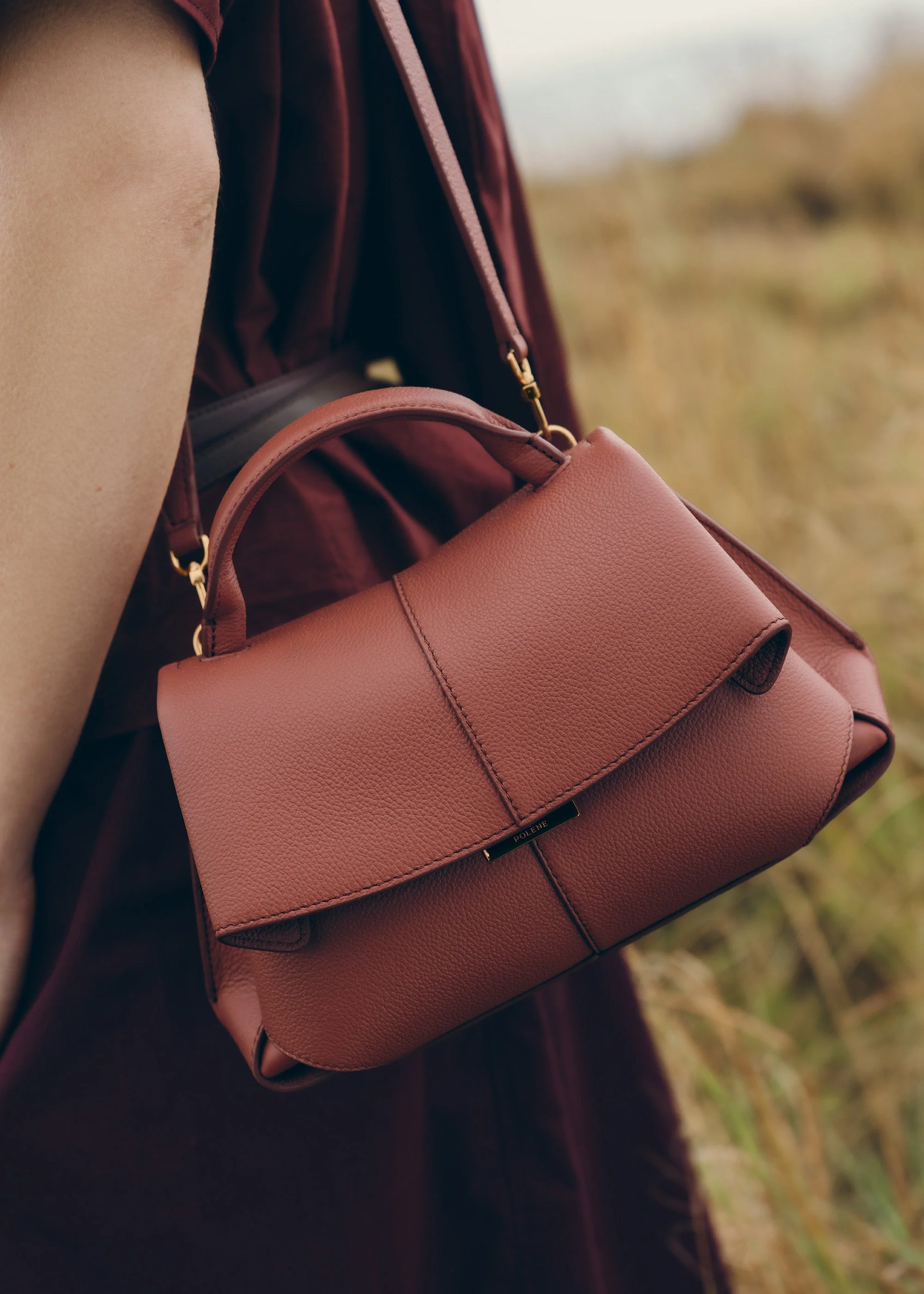 Mokki Mini - Terracotta Genarbtes Leder - Image 4
