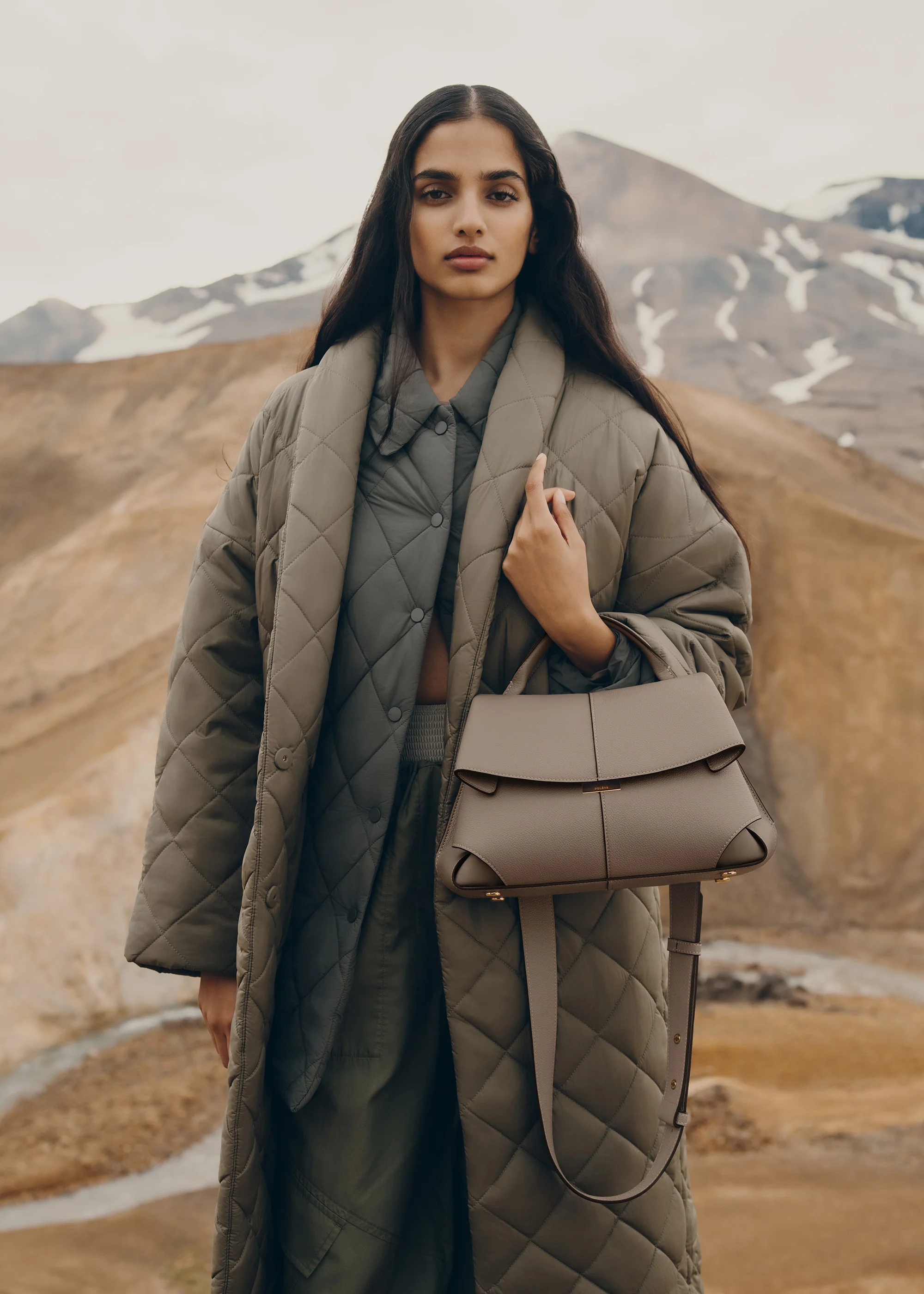 Mokki - Taupe Genarbtes Leder - Image 6