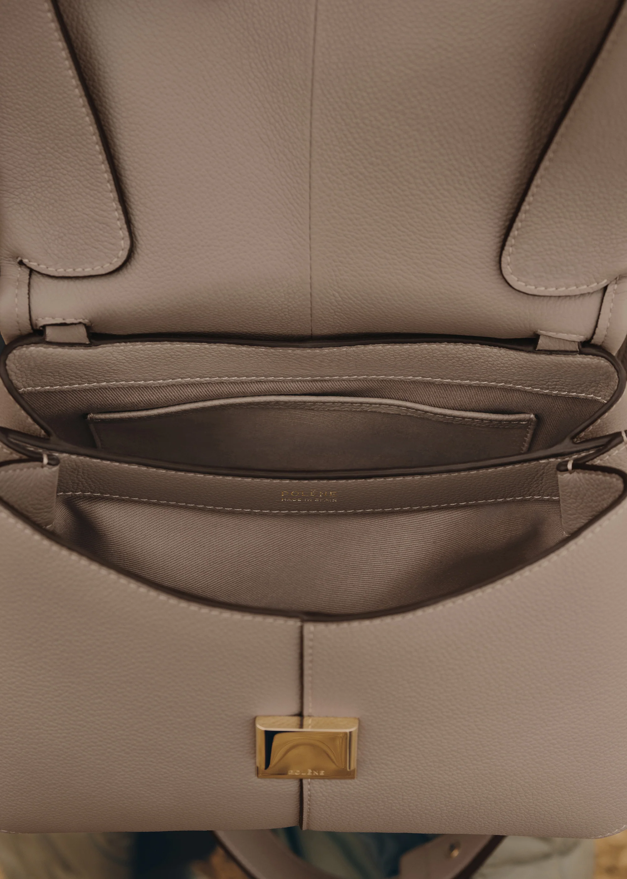 Mokki - Taupe Genarbtes Leder - Image 8
