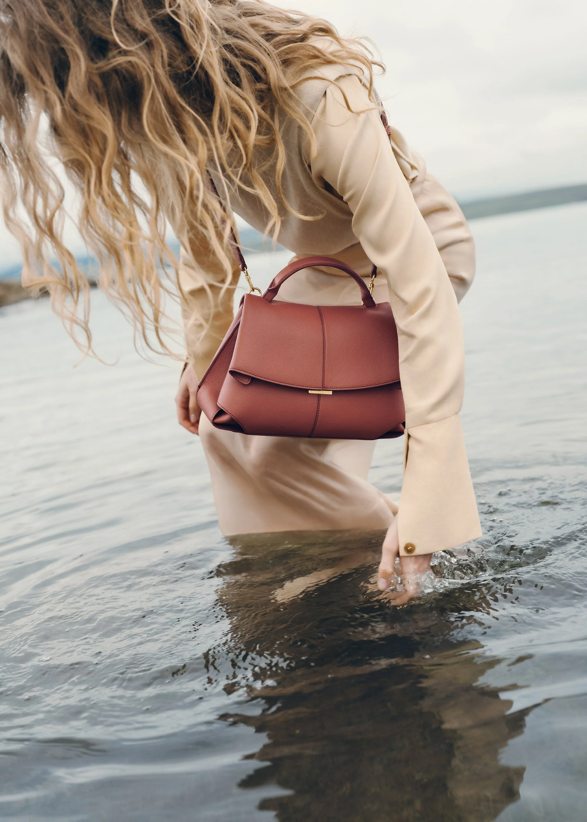 Mokki - Terracotta Genarbtes Leder - Image 5