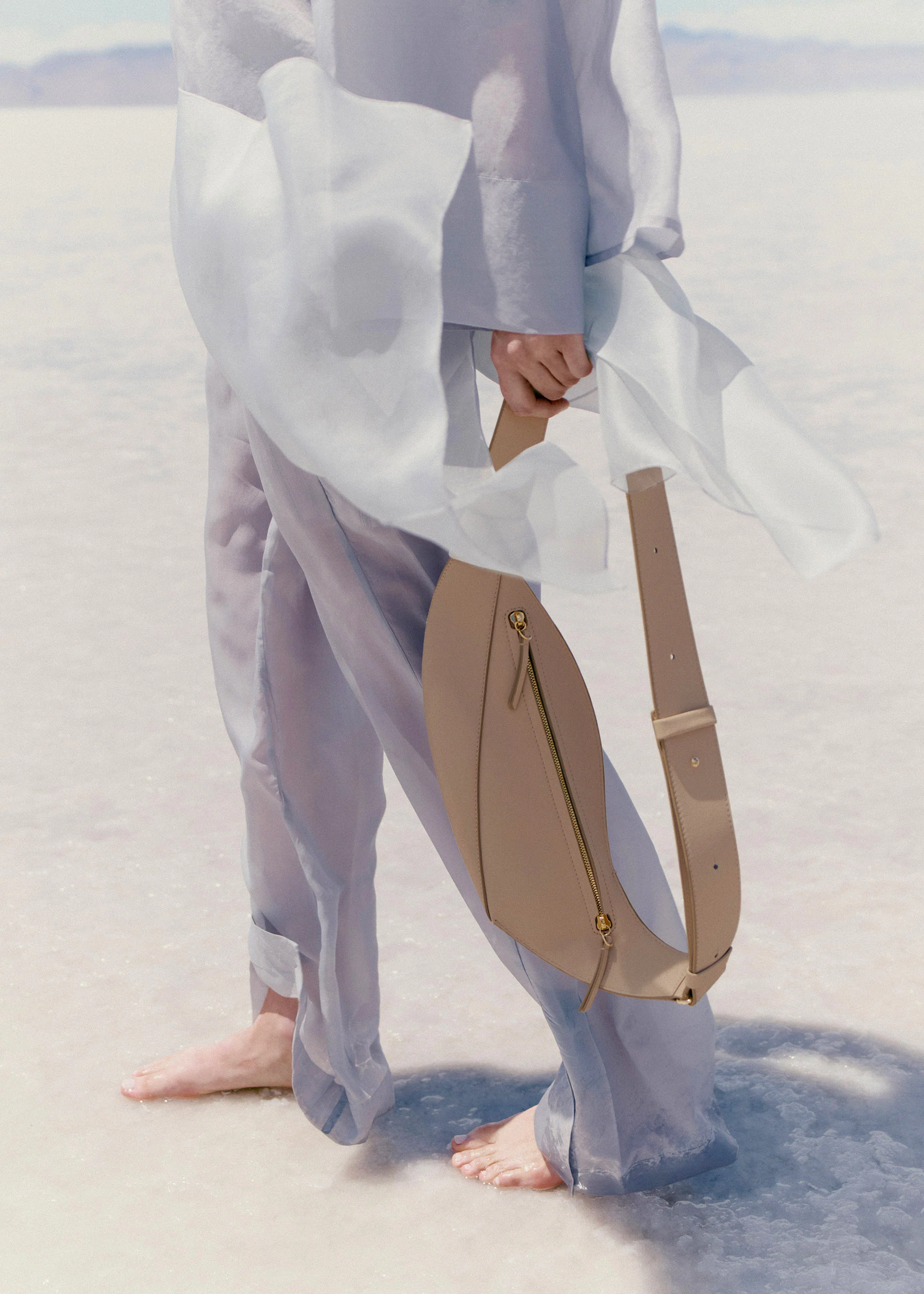 Neyu - Taupe Glattes Leder - Image 4