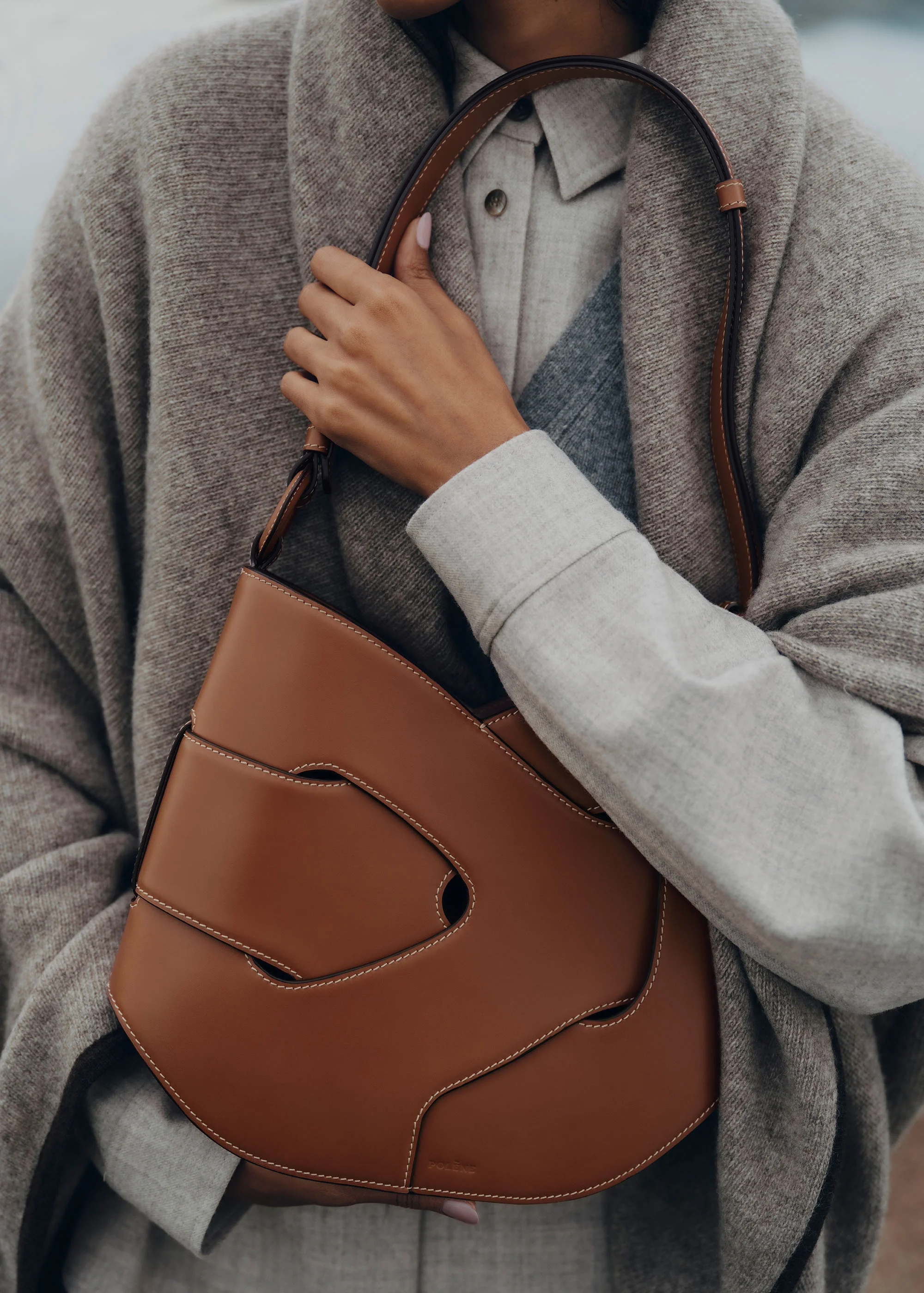 Nodde Hobo - Cognac Glattes Leder - Image 3