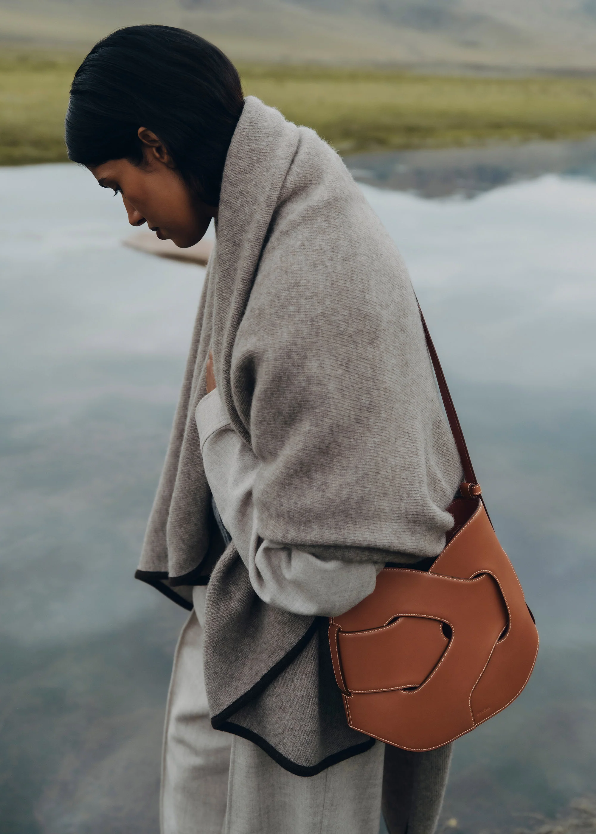 Nodde Hobo - Cognac Glattes Leder - Image 4