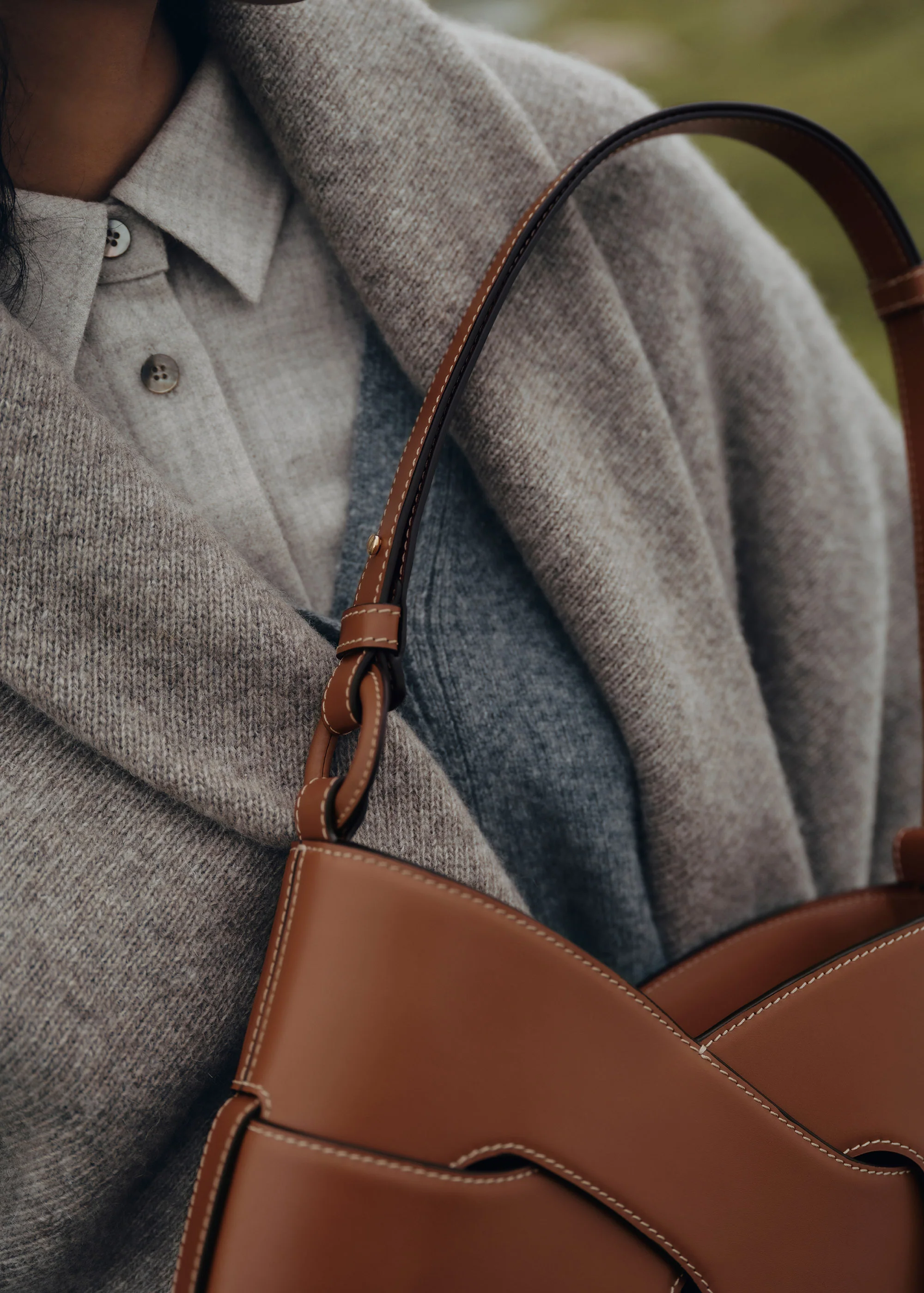 Nodde Hobo - Cognac Glattes Leder - Image 5