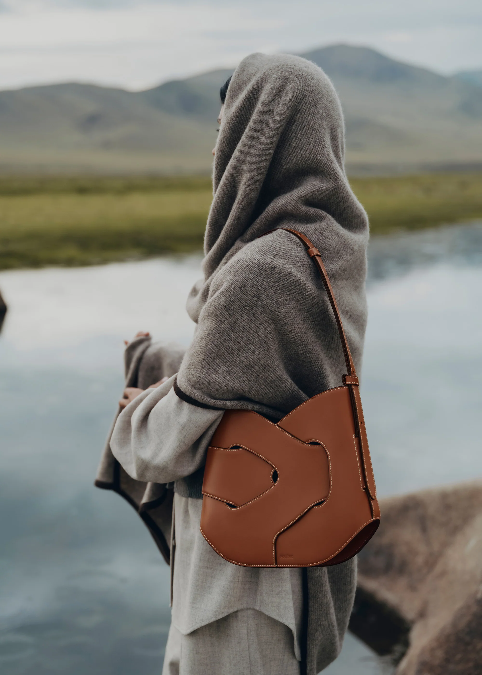 Nodde Hobo - Cognac Glattes Leder - Image 6