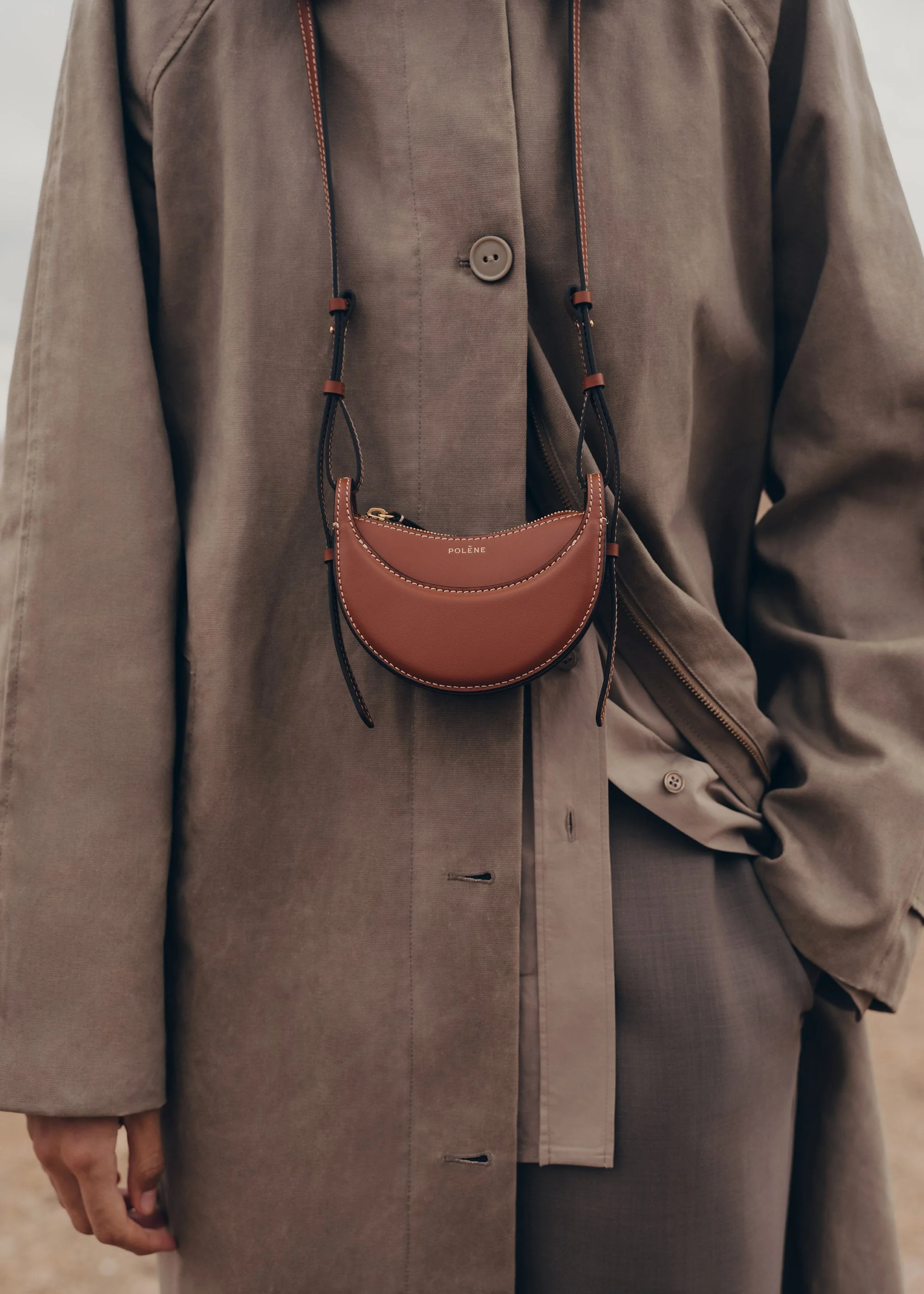 Numéro Dix Micro - Cognac Glattes Leder - Image 3