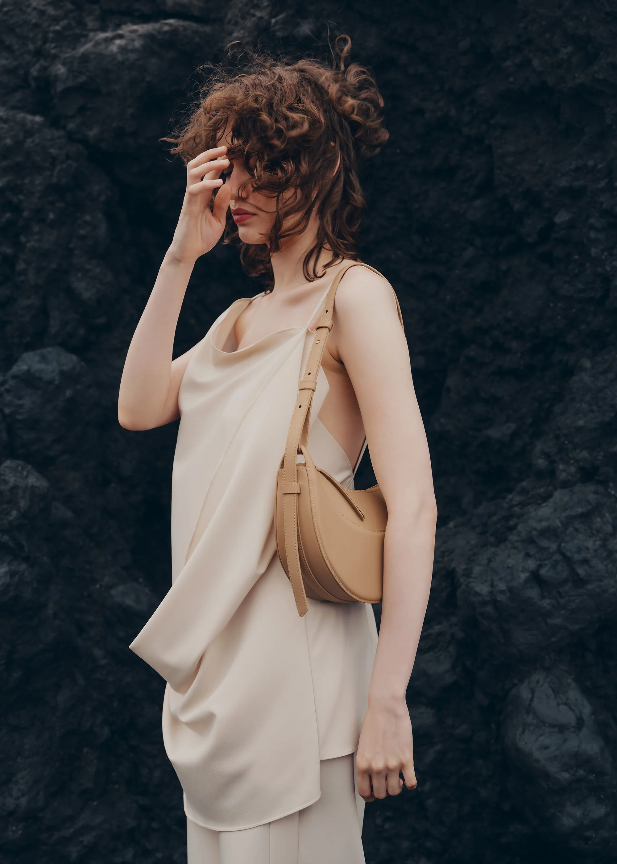 Numéro Dix - Beige Glattes Leder - Image 4