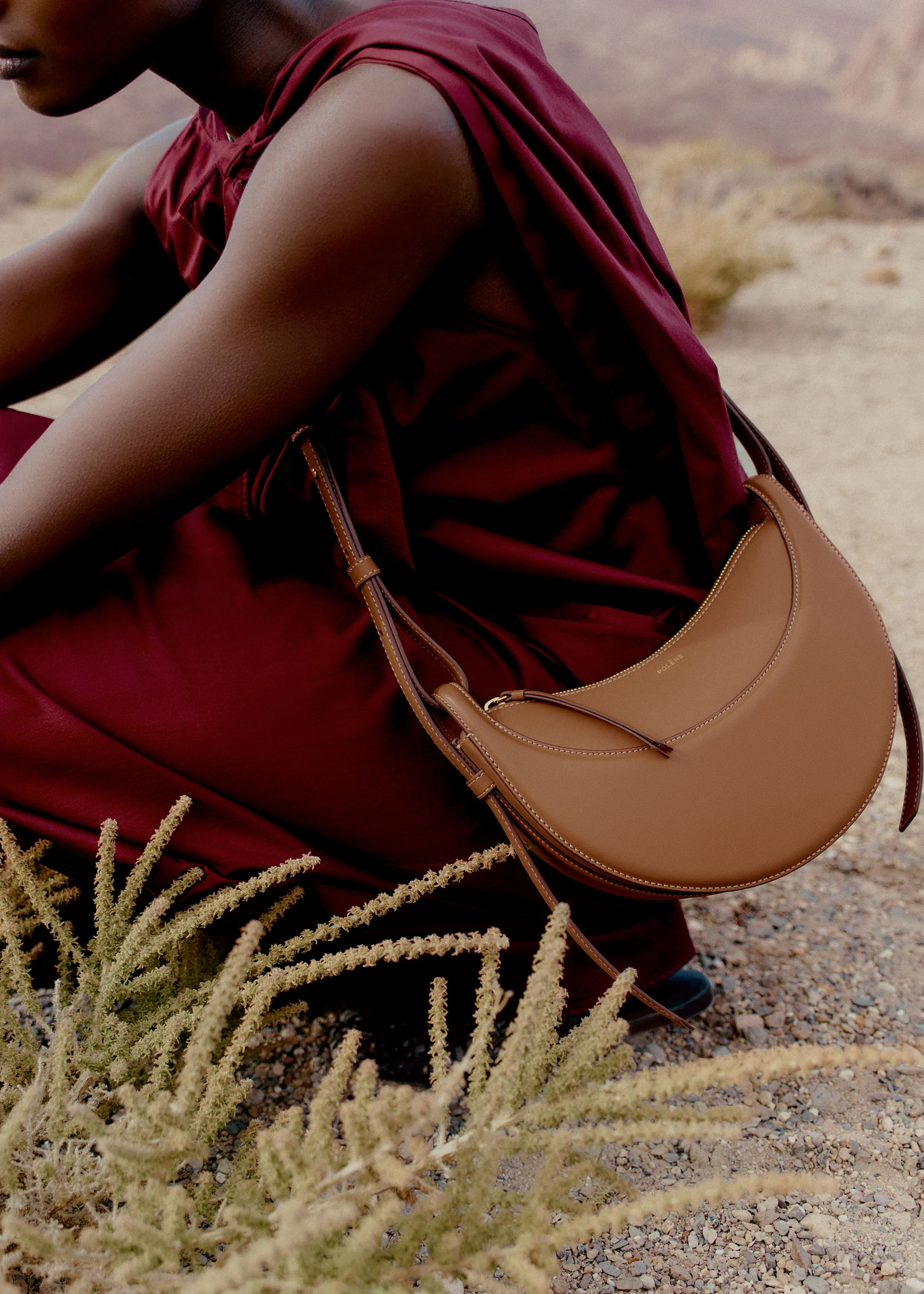 Numéro Dix - Camel Glattes Leder - Image 2
