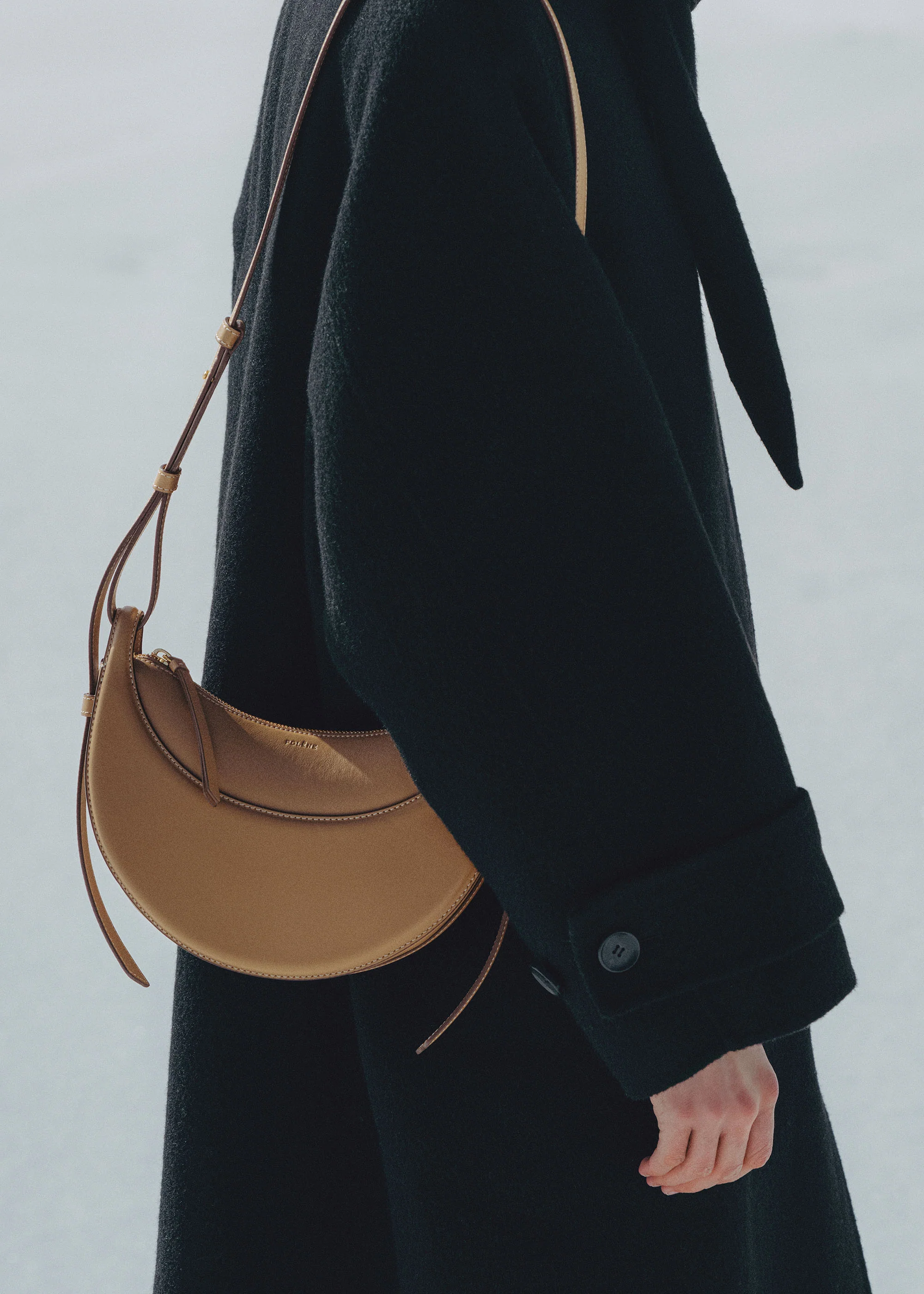 Numéro Dix - Ocker Glattes Leder - Image 3