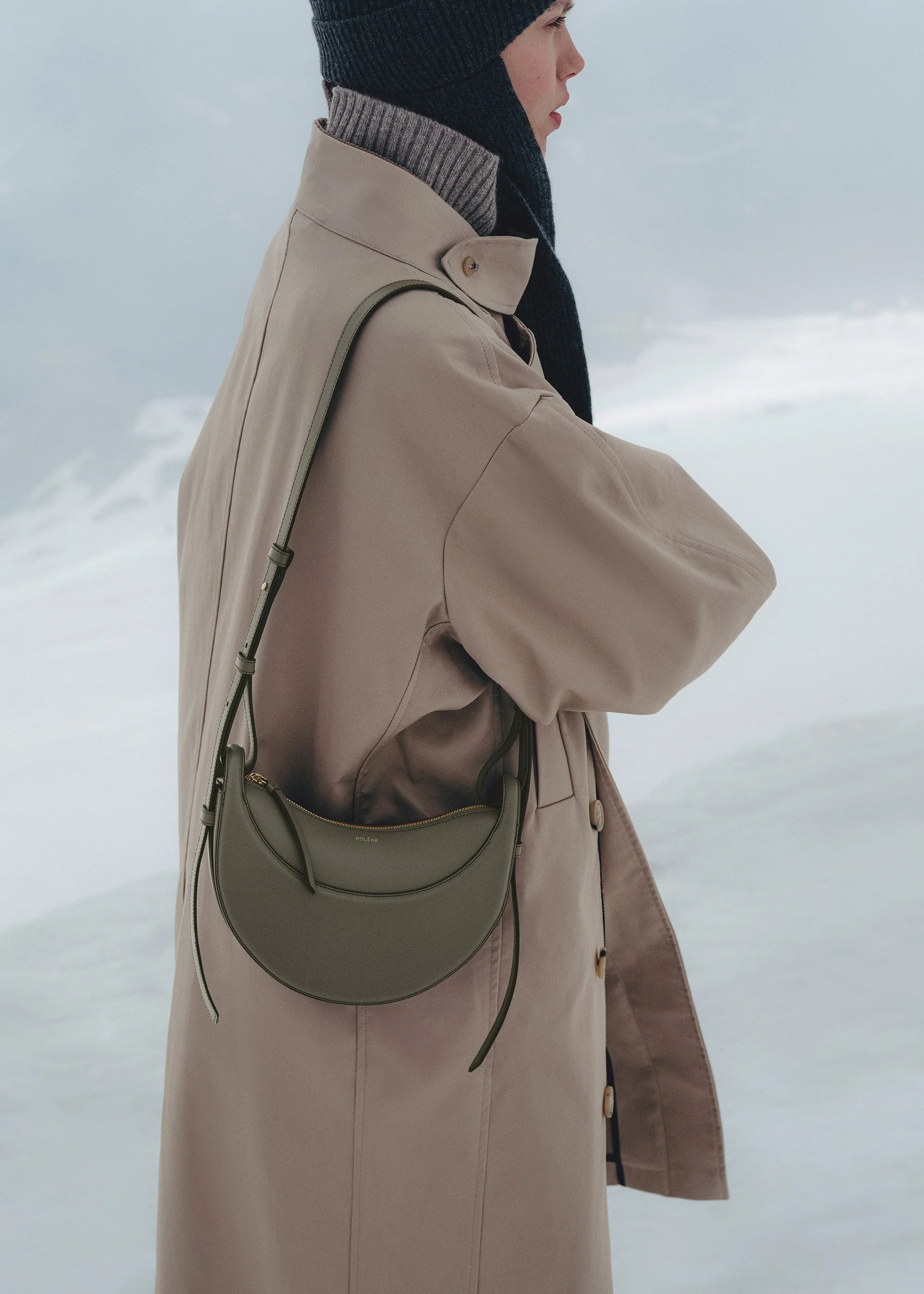 Numéro Dix - Rauchgrün Glattes Leder - Image 4