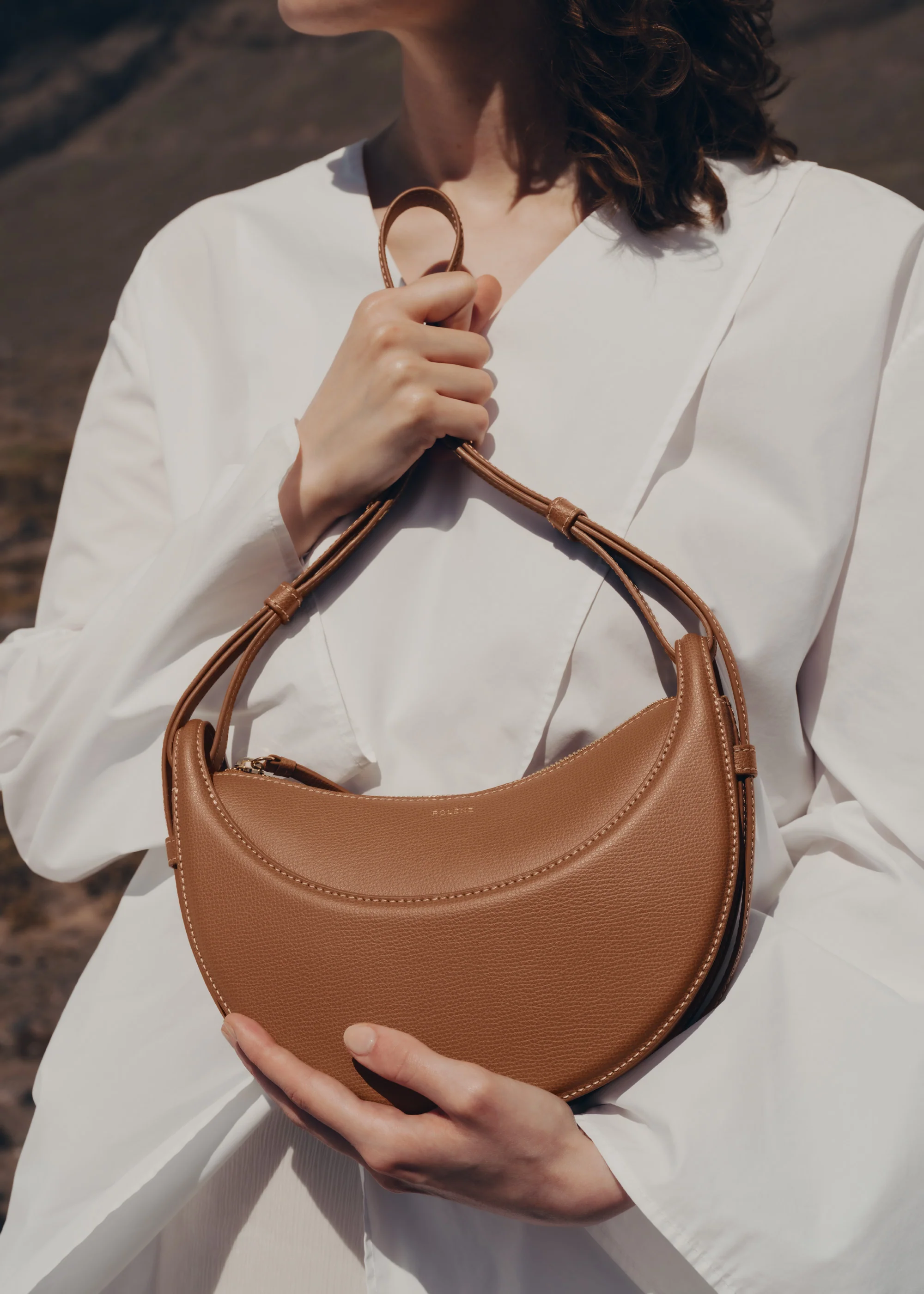 Numéro Dix - Camel Genarbtes Leder - Image 3
