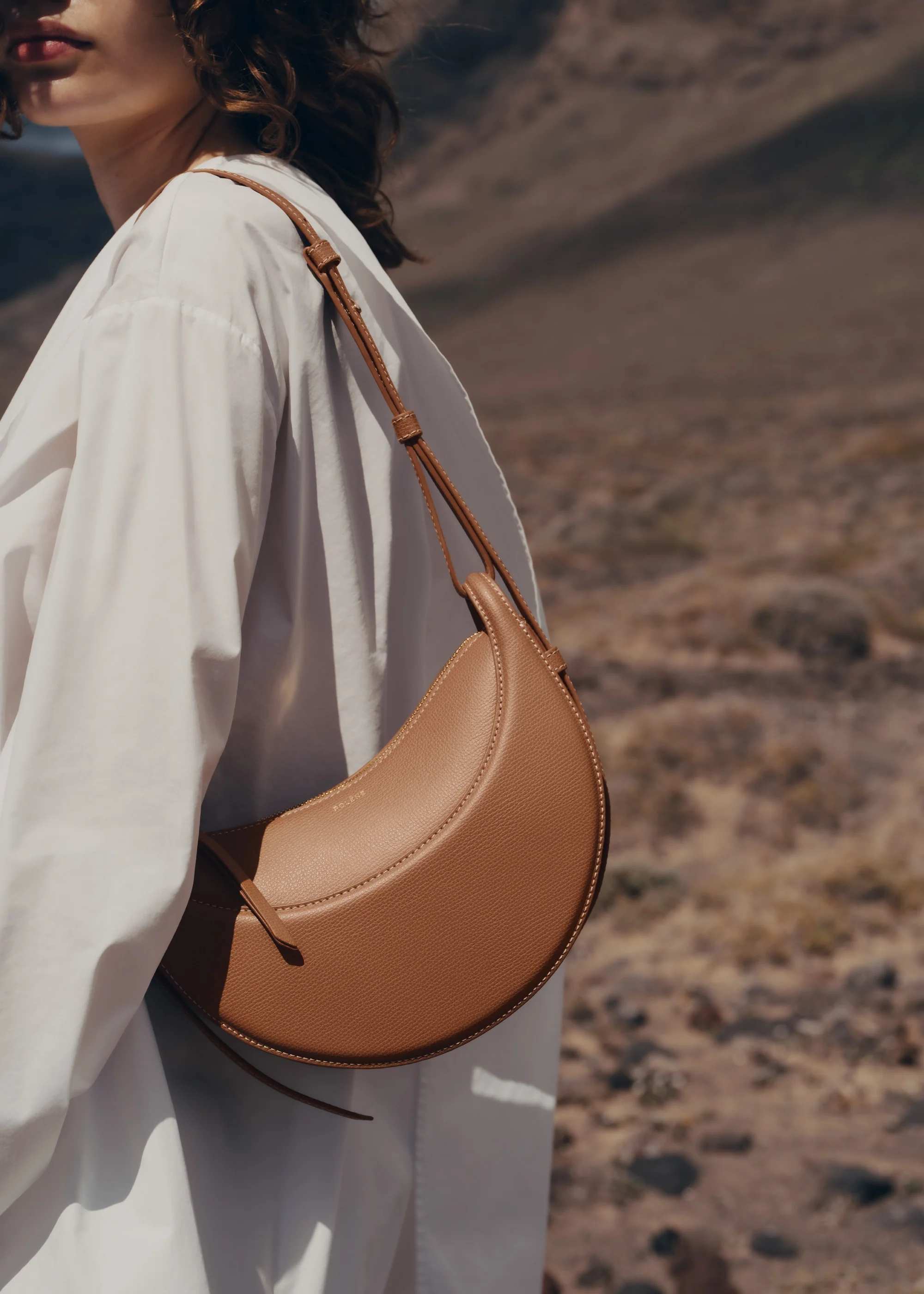 Numéro Dix - Camel Genarbtes Leder - Image 4