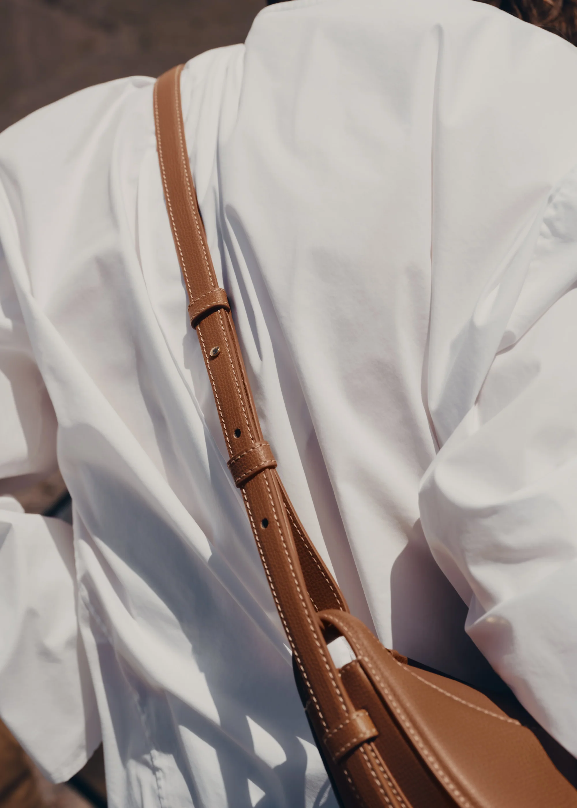 Numéro Dix - Camel Genarbtes Leder - Image 5