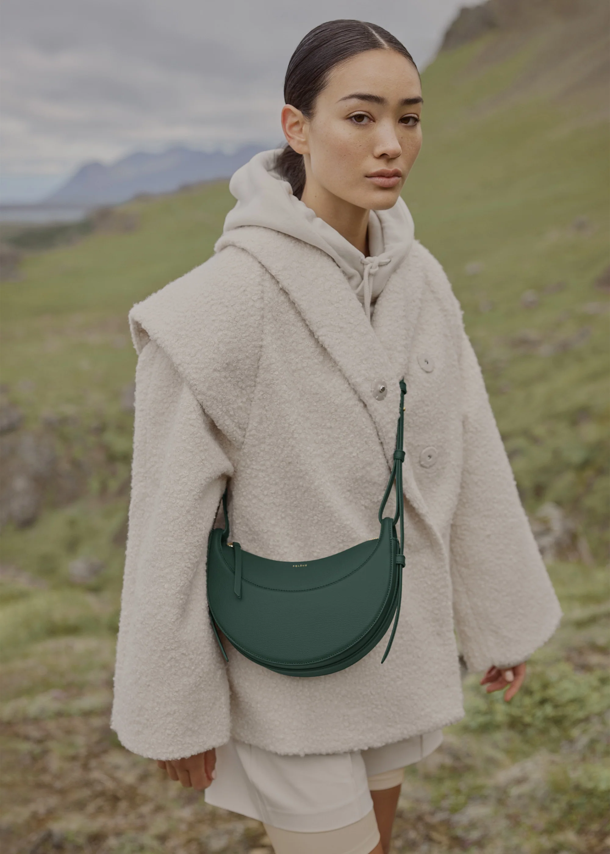 Numéro Dix - Grün Genartbes Leder - Image 7