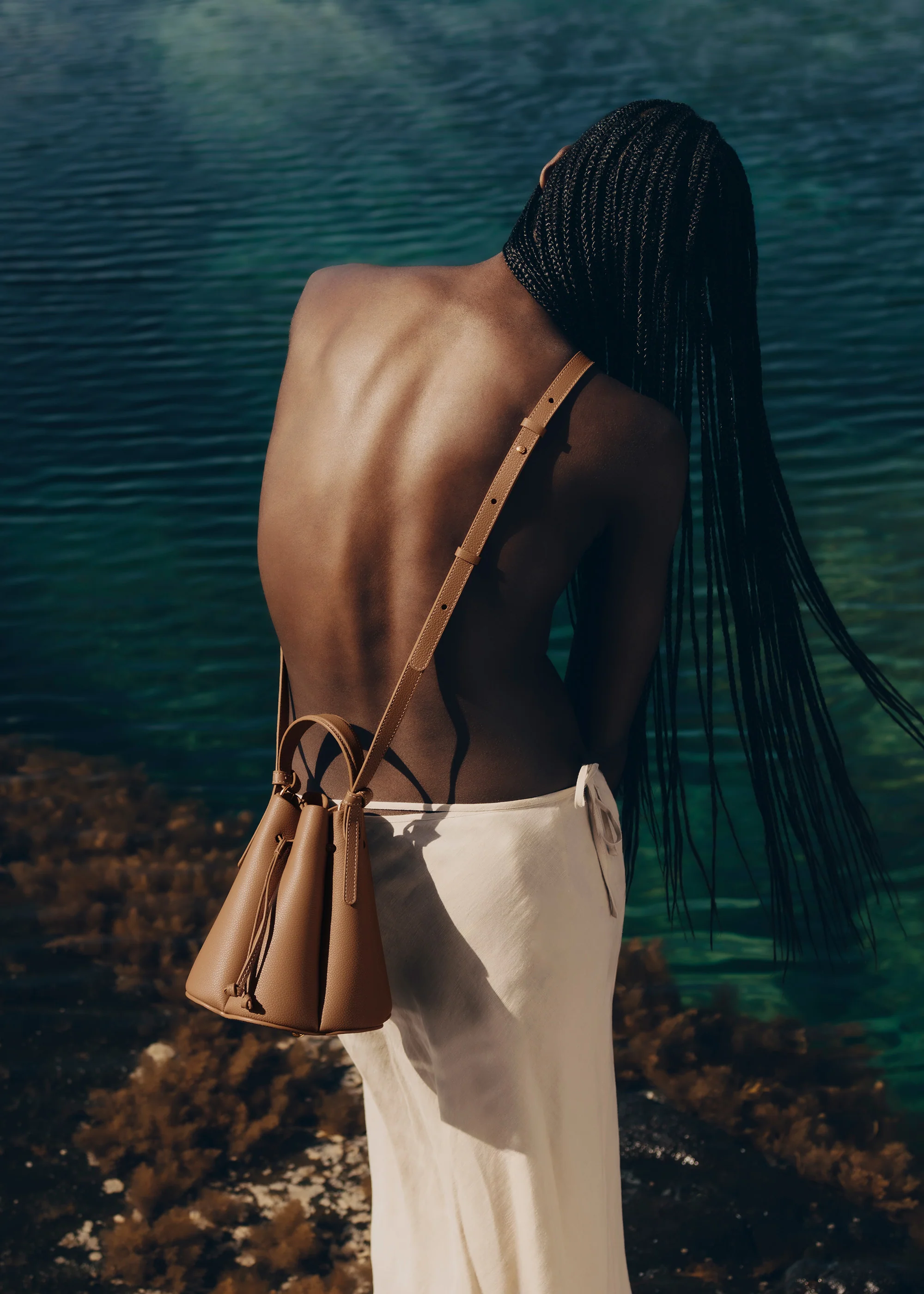 Numéro Huit Mini - Camel Genarbtes Leder - Image 5