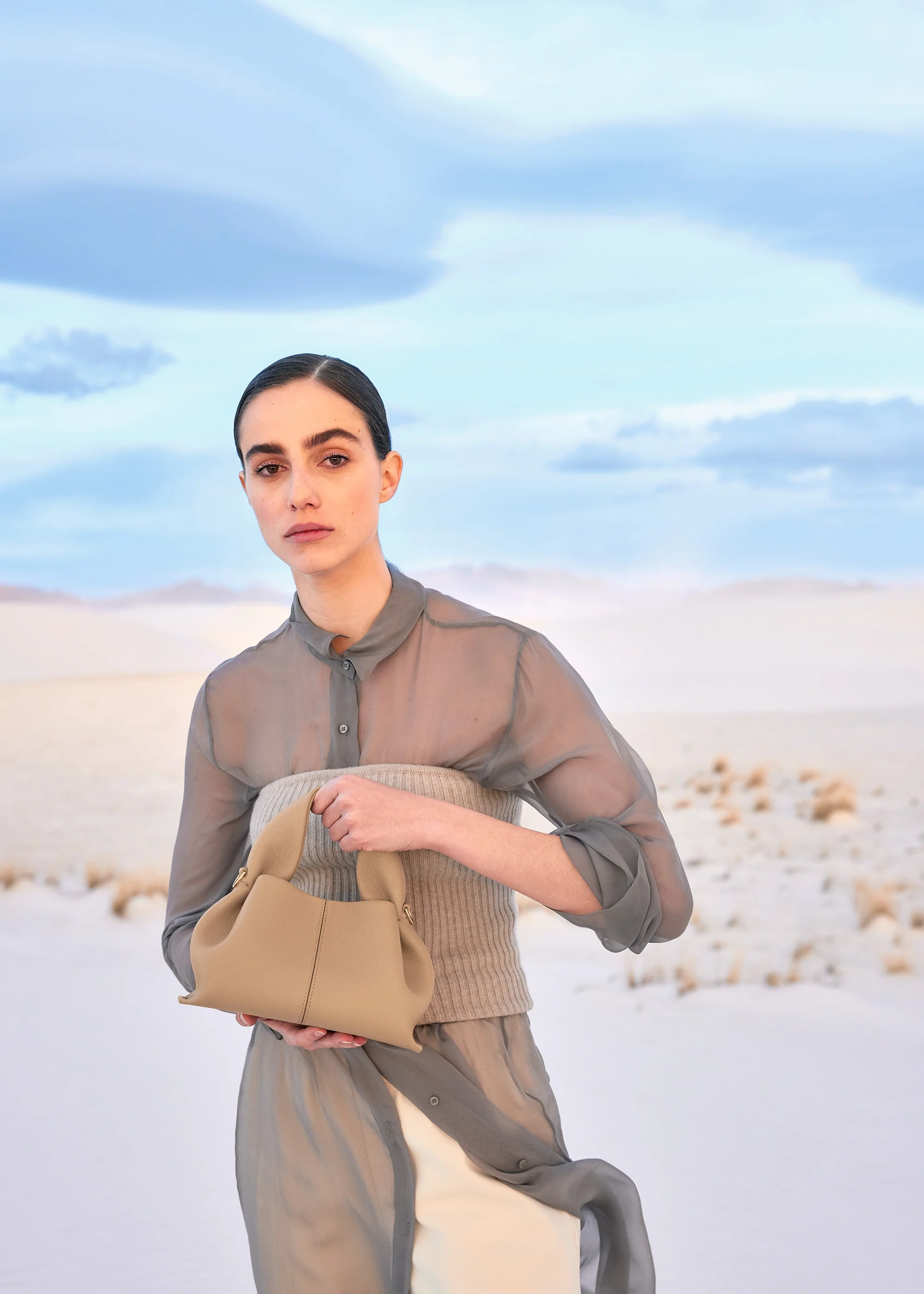 Numéro Neuf Mini - Beige Genarbtes Leder - Image 4