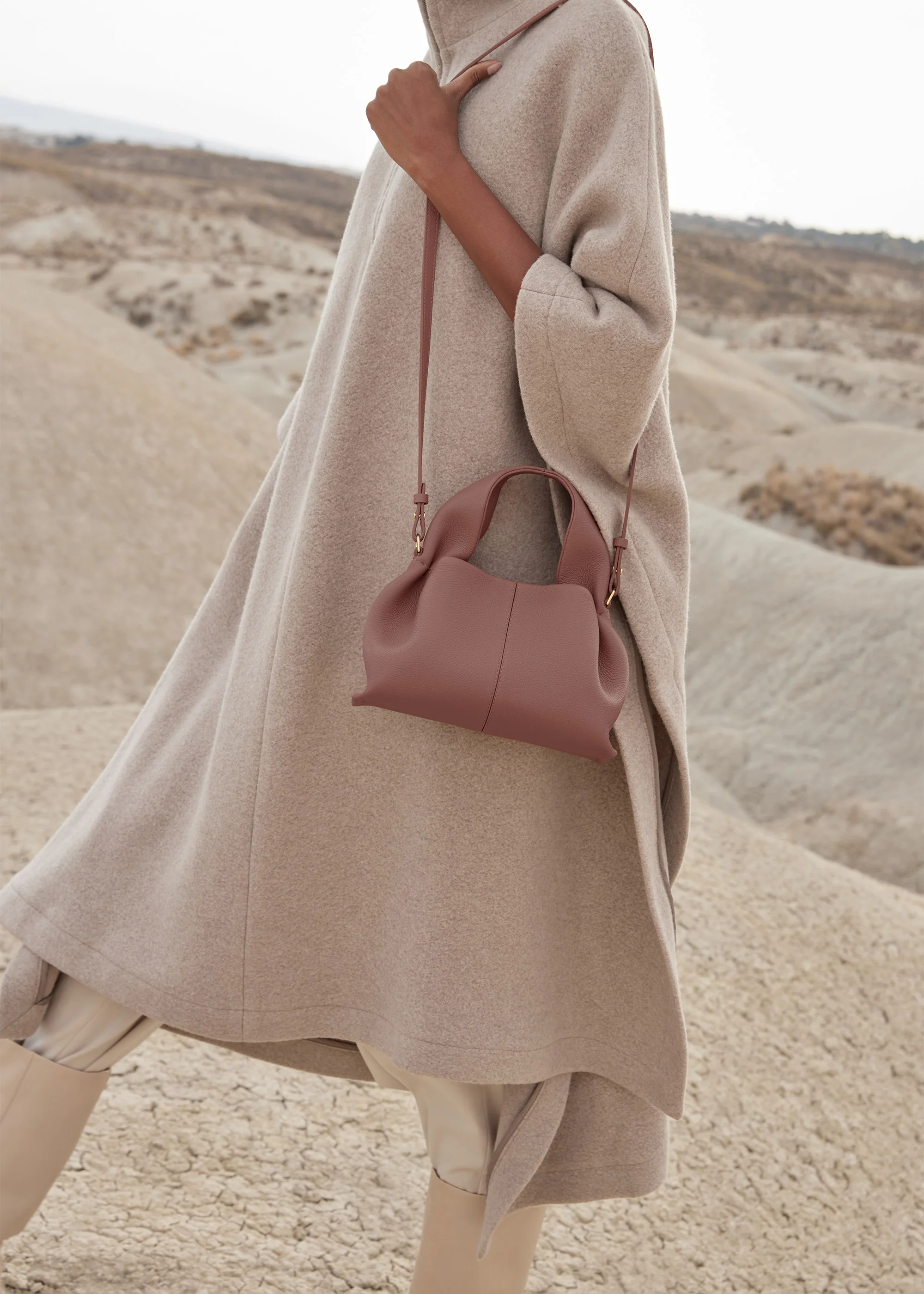 Numéro Neuf Mini - Blush Genarbtes Leder - Image 3