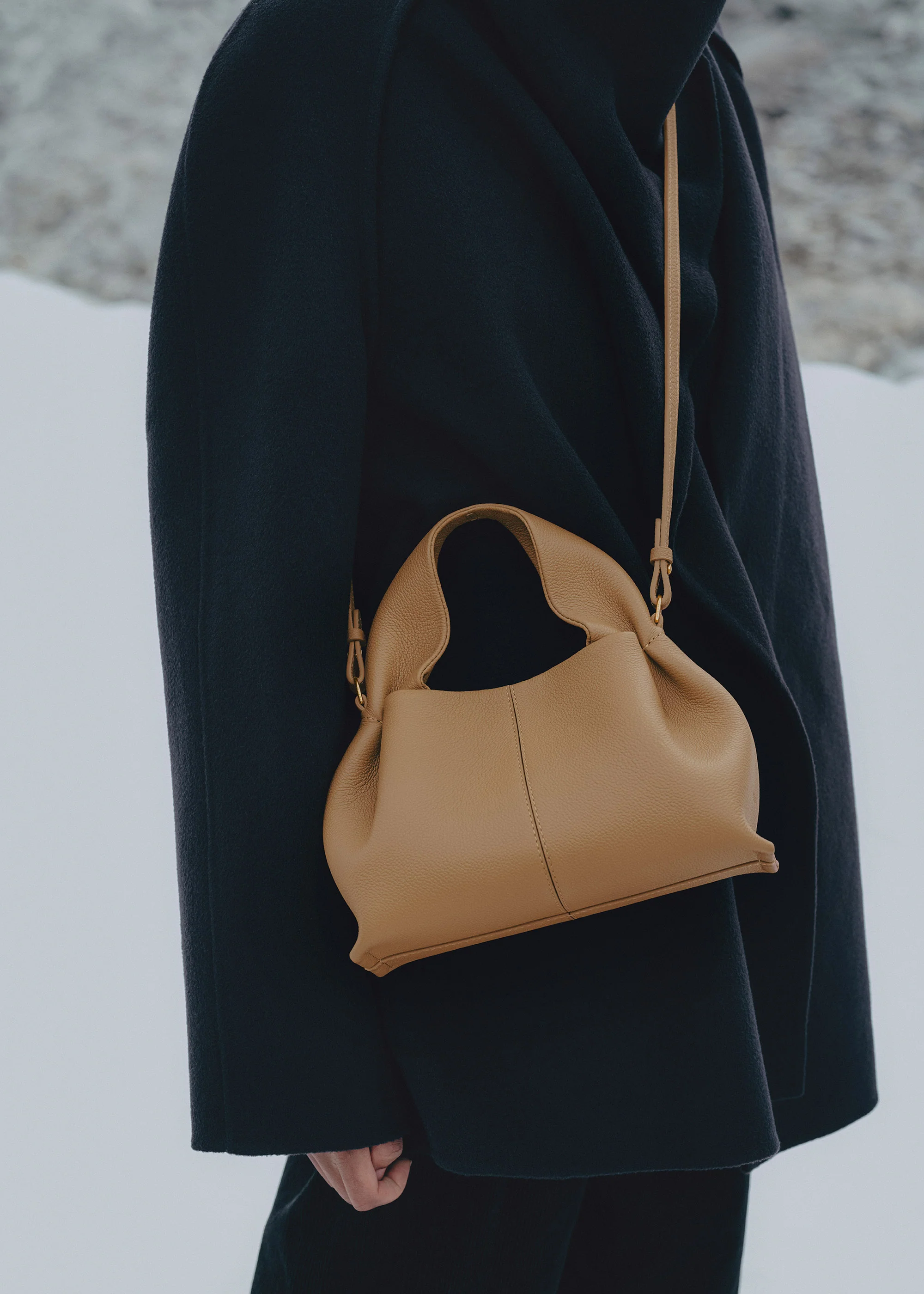 Numéro Neuf Mini - Ocker Genarbtes Leder - Image 3