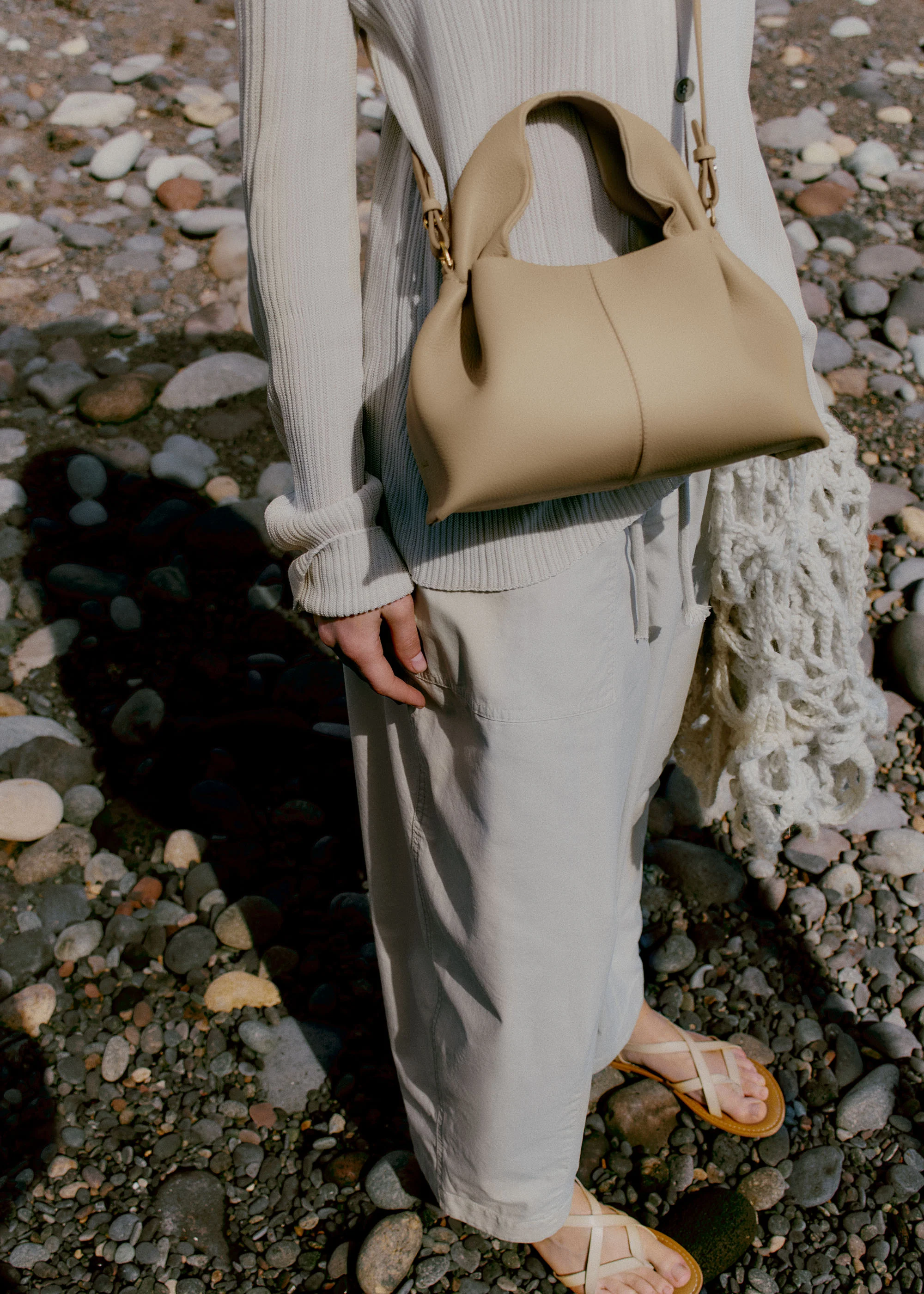 Numéro Neuf Mini - Sand Genarbtes Leder - Image 3