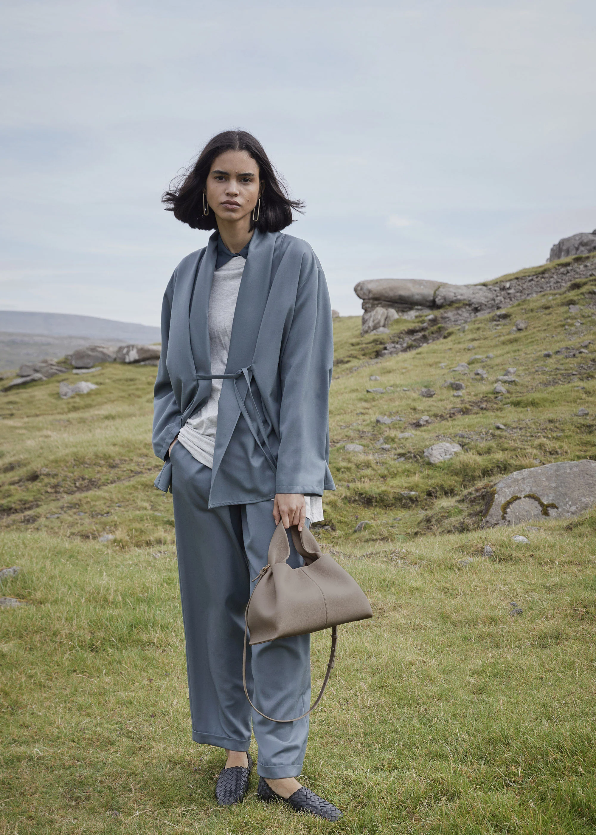 Numéro Neuf - Taupe Genarbtes Leder - Image 4