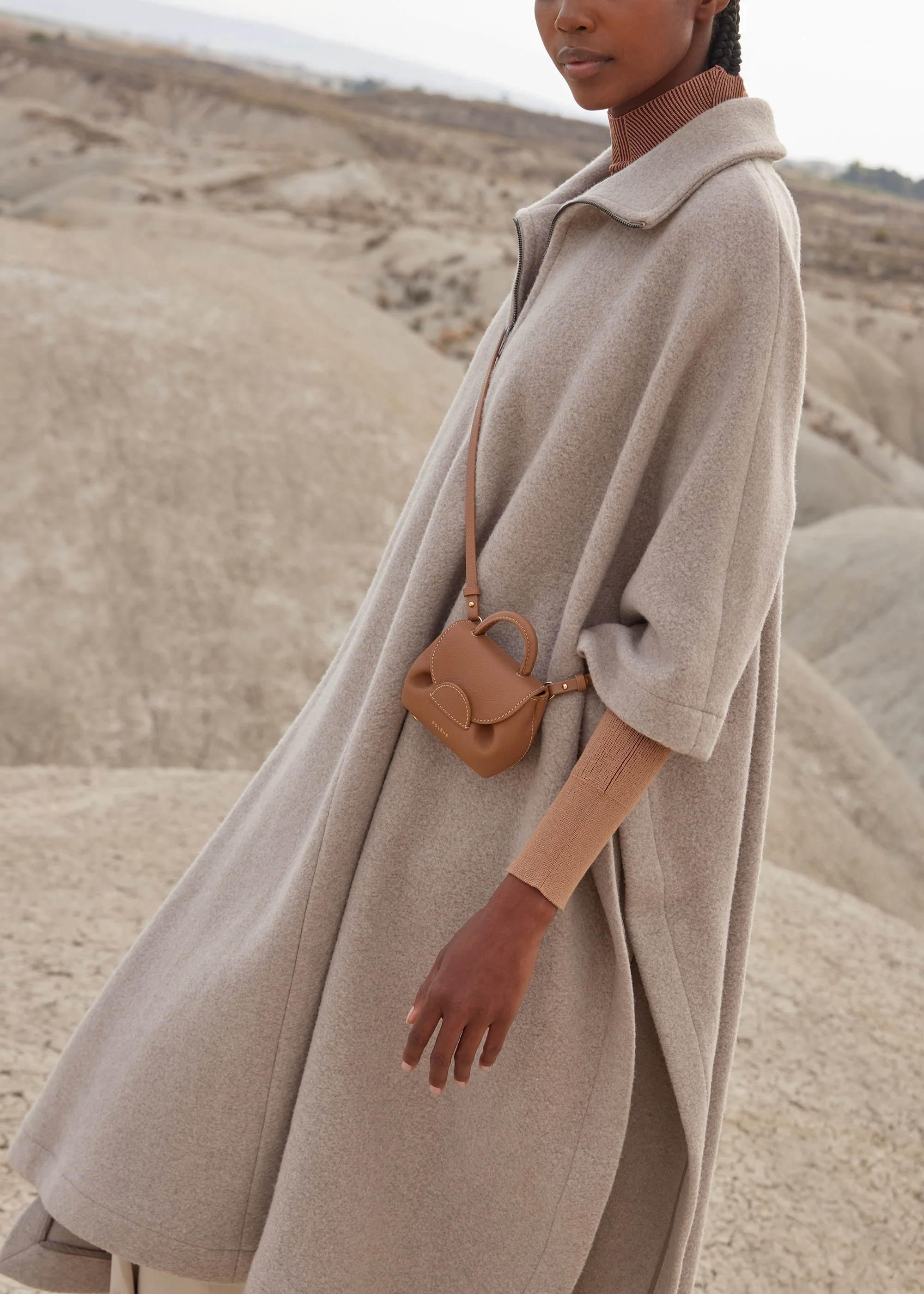 Numéro Un Micro - Camel Genarbtes Leder - Image 3