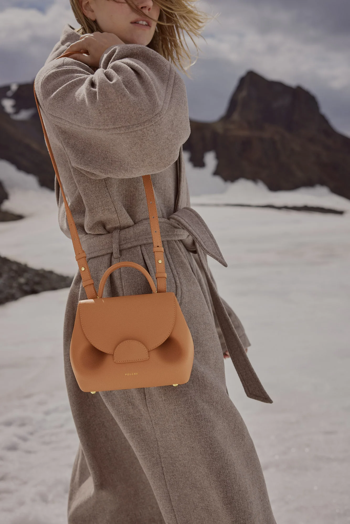 Numéro Un Nano - Tan Genarbtes Leder - Image 3