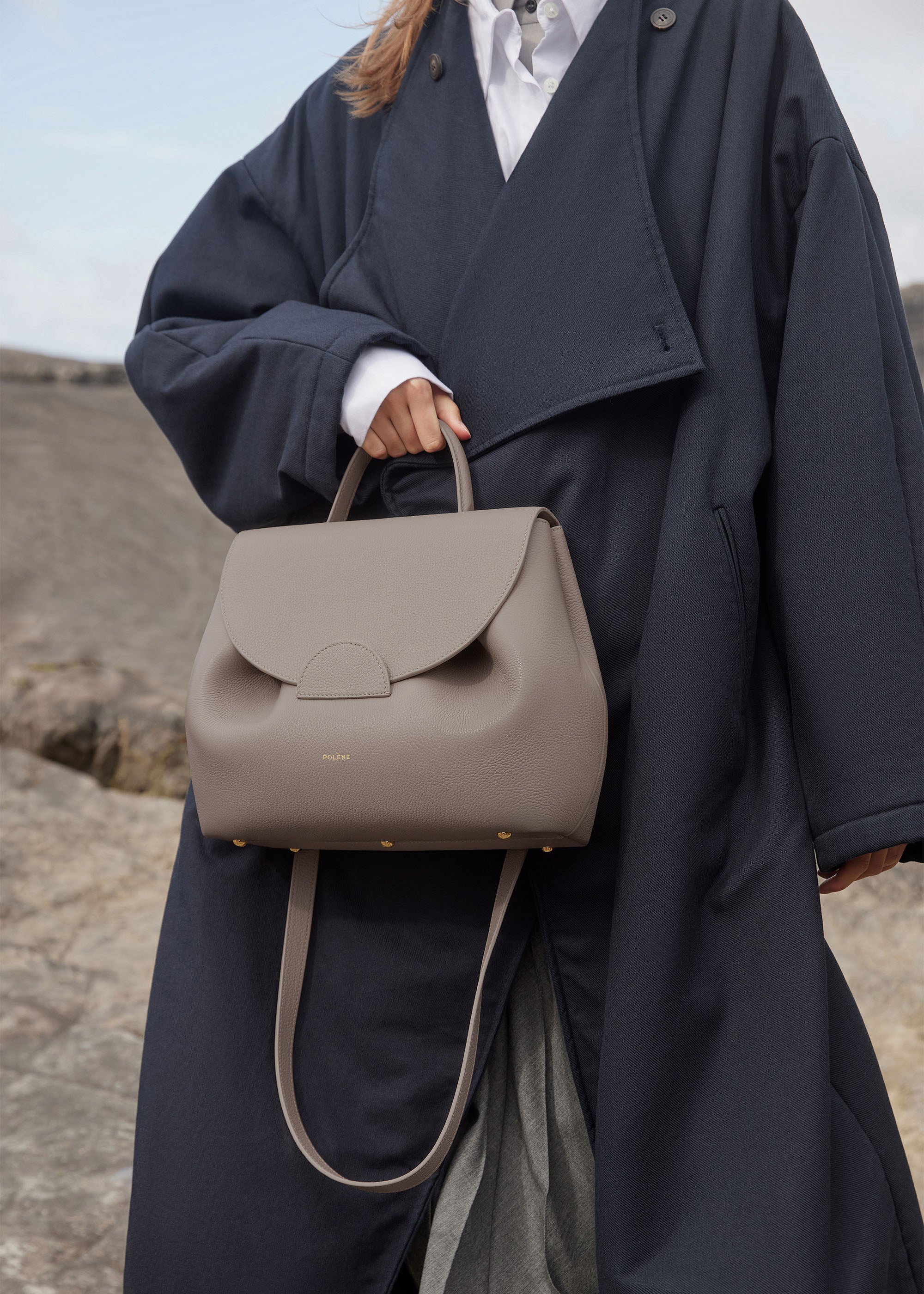 Numéro Un - Grau Genarbtes Leder - Image 3