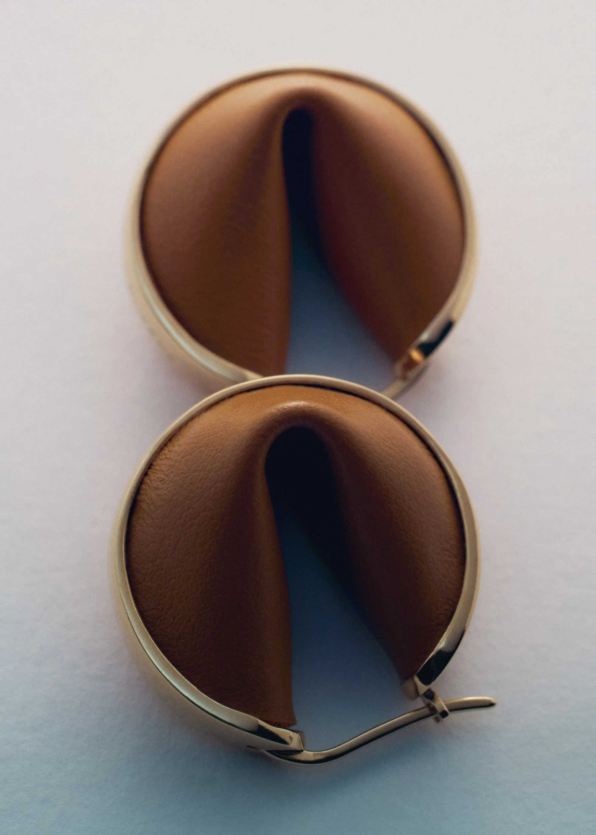 Creolen Ormé - Goldedition Und Camel Leder - Image 3
