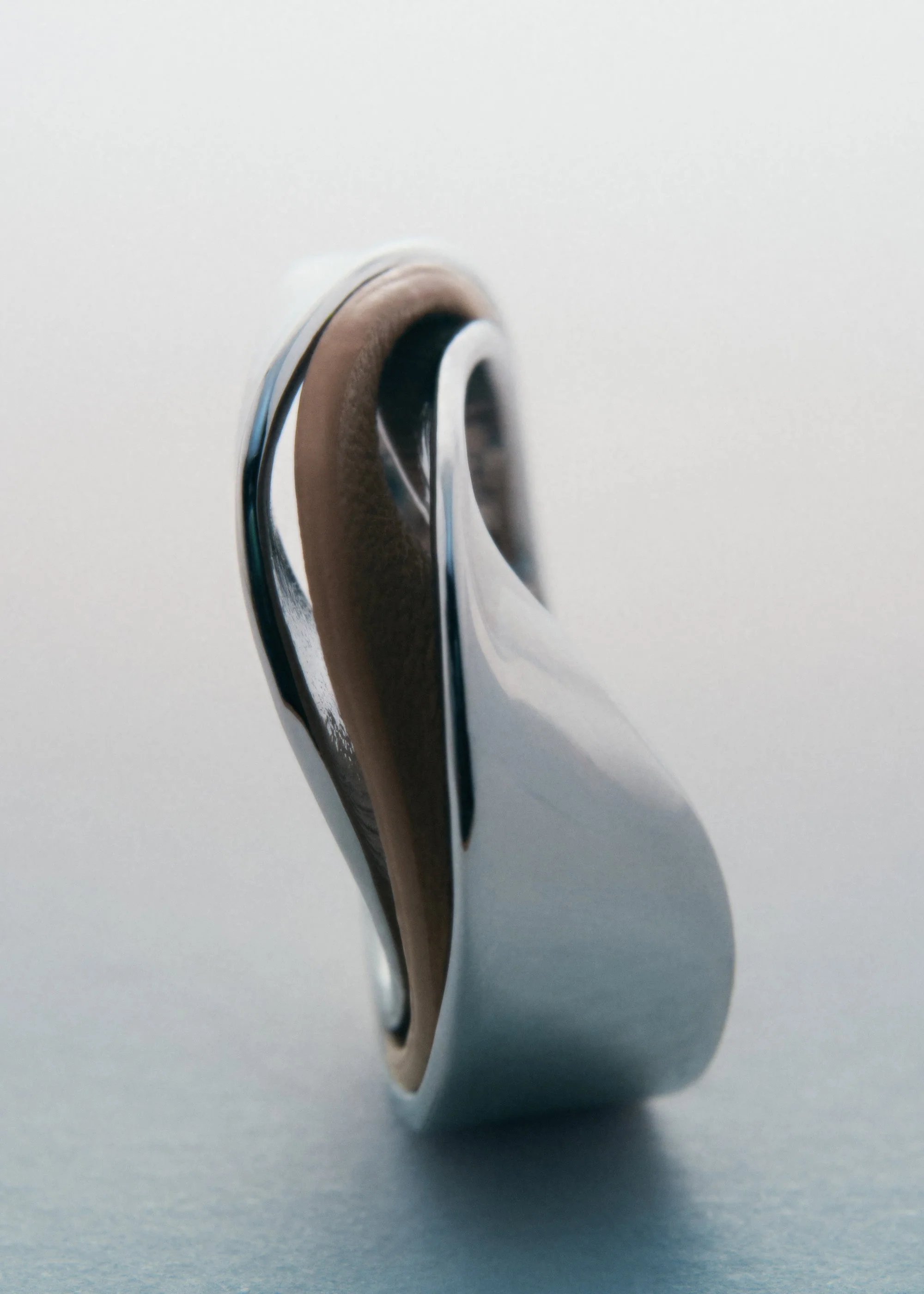 Ring Ormé - Silberedition Und Taupe Leder - Image 3