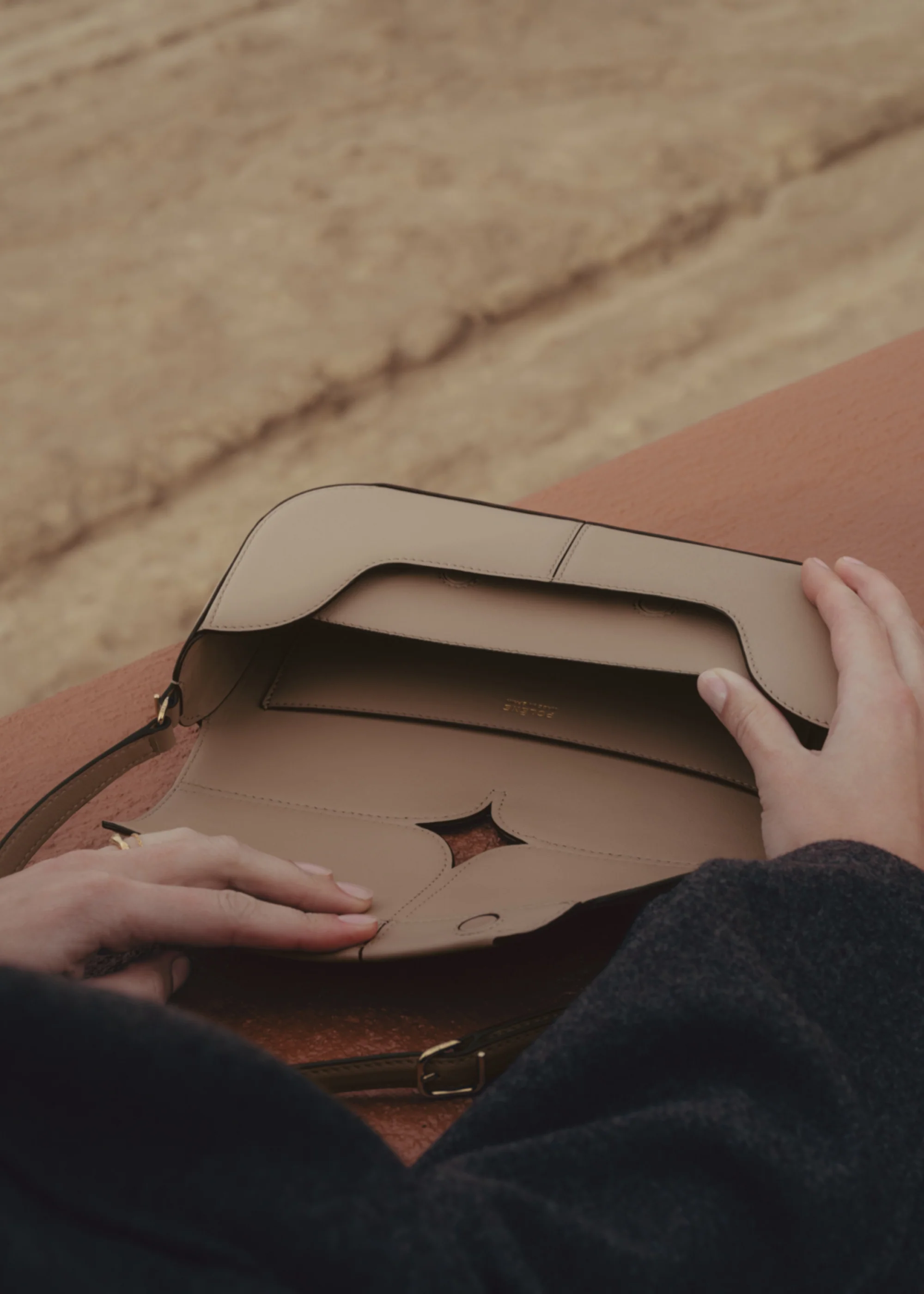 Osmo - Taupe Glattes Leder - Image 5